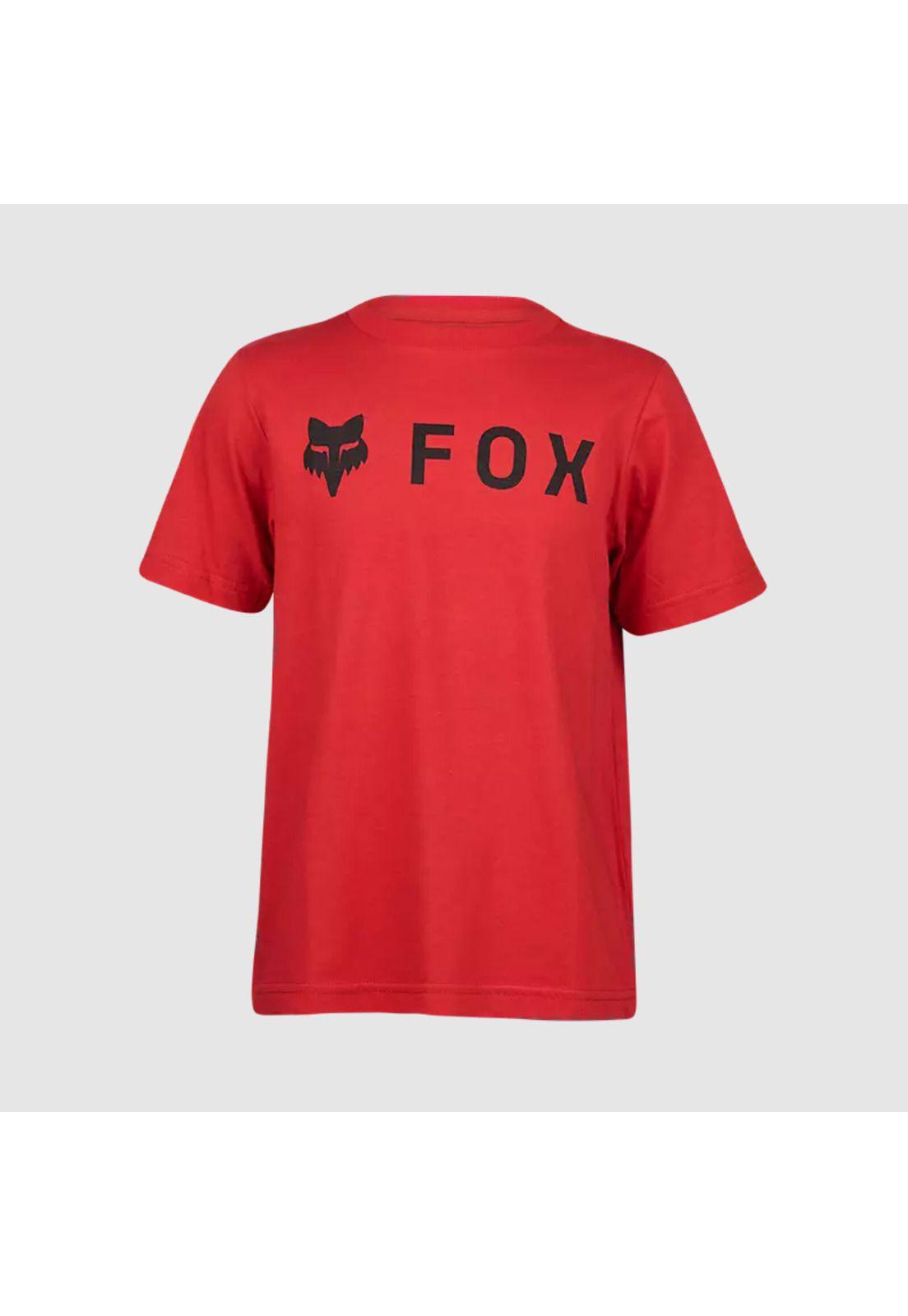 Polera Lifestyle Niño Absolute Rojo Fox-0