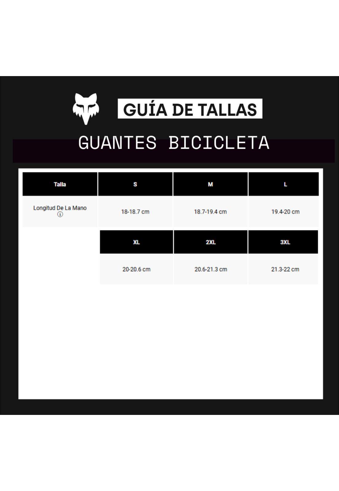 Guantes Bicicleta Flexair Blanco Fox-2