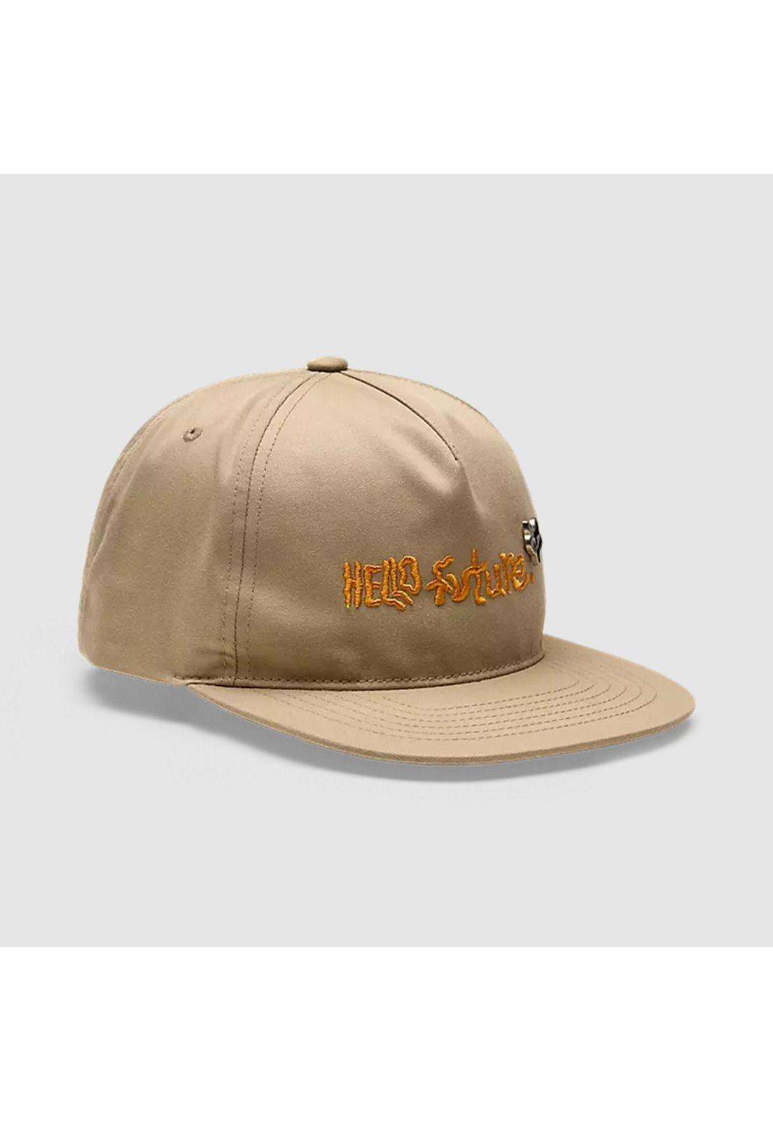 Gorro Jockey Lifestyle Hello Future Sanpback Cafe Fox-0