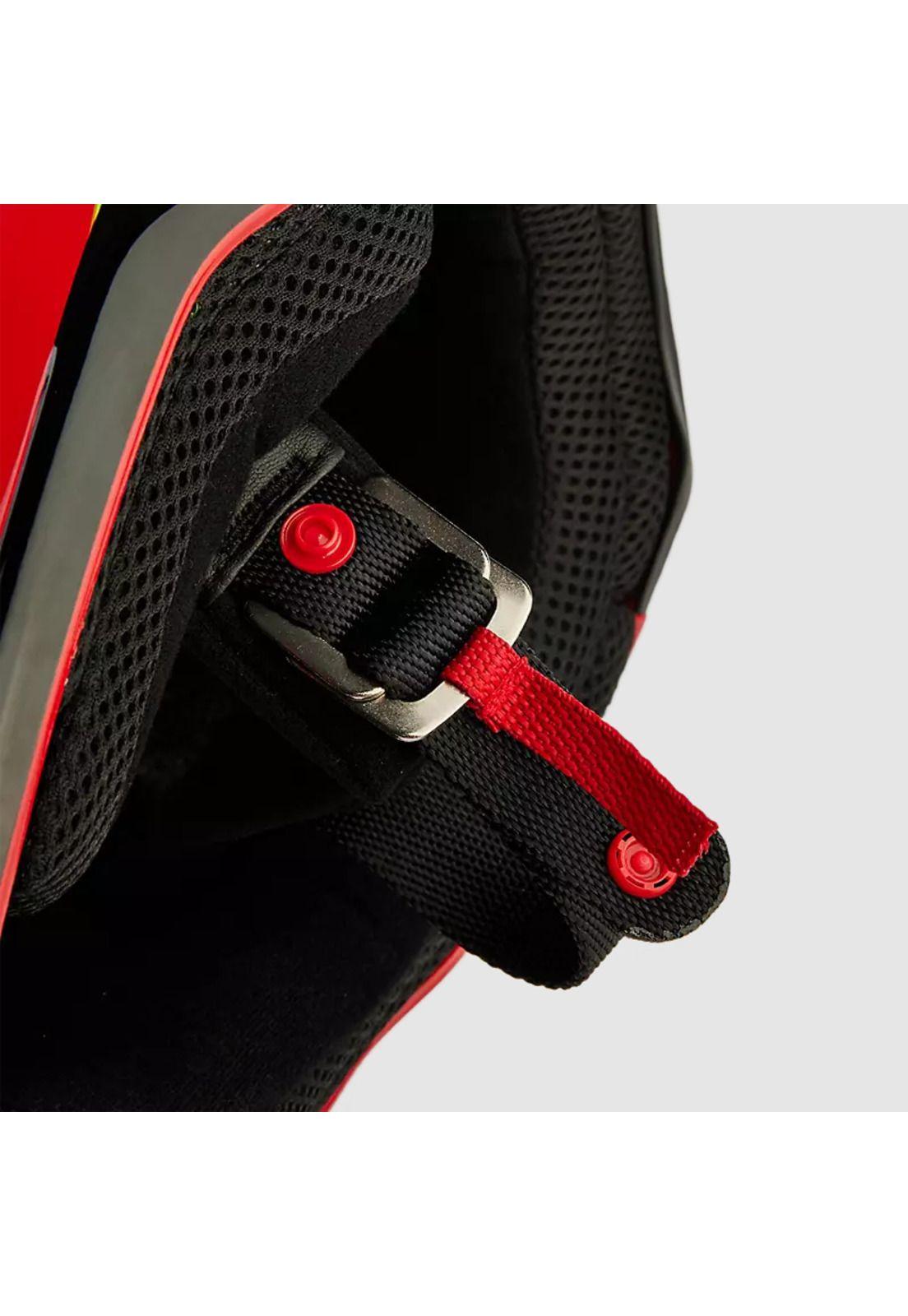 Casco Moto V1 Ballast Rojo Fox-6