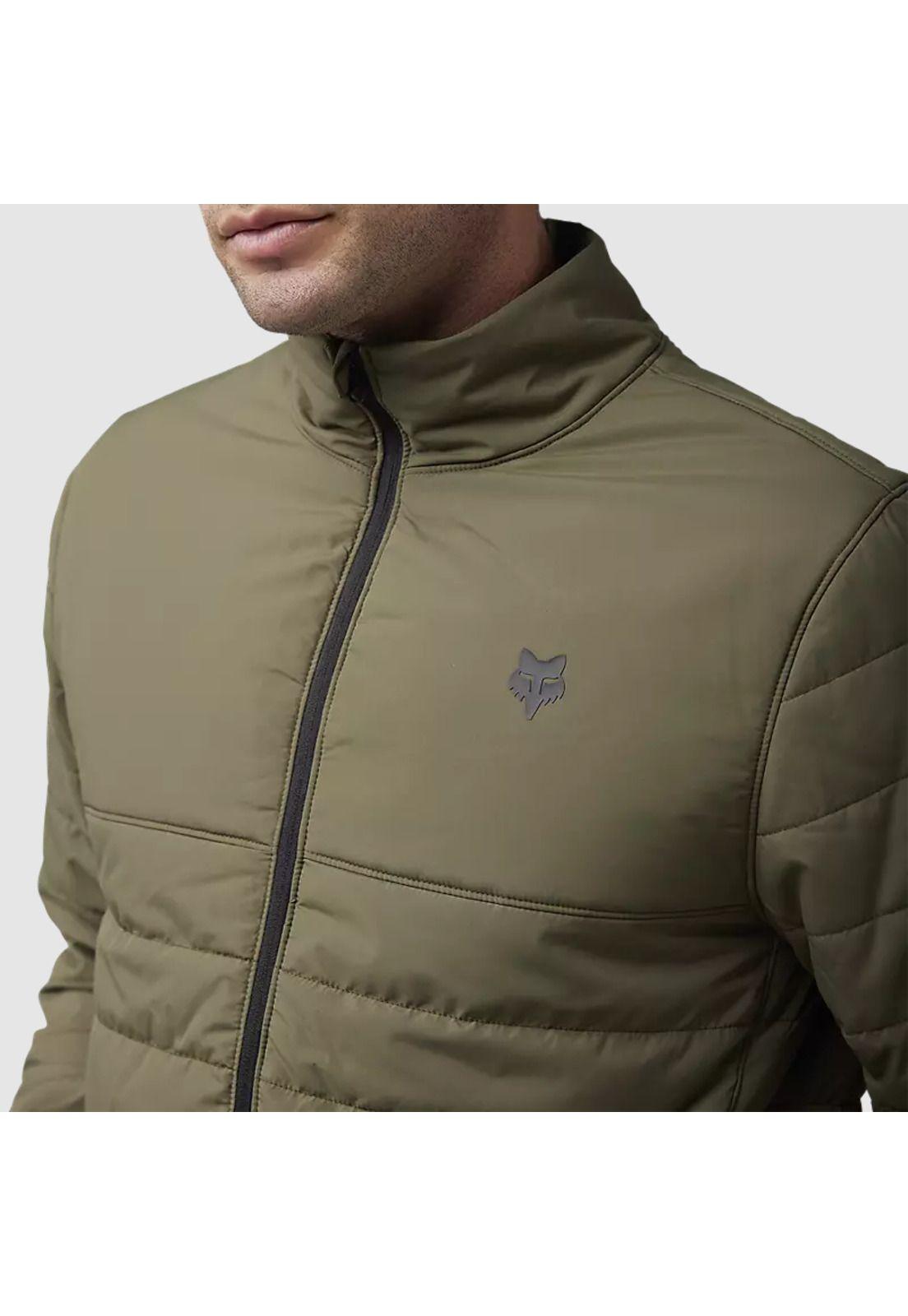 Chaqueta Lifestyle Howell Puffy Verde Oliva Fox-2