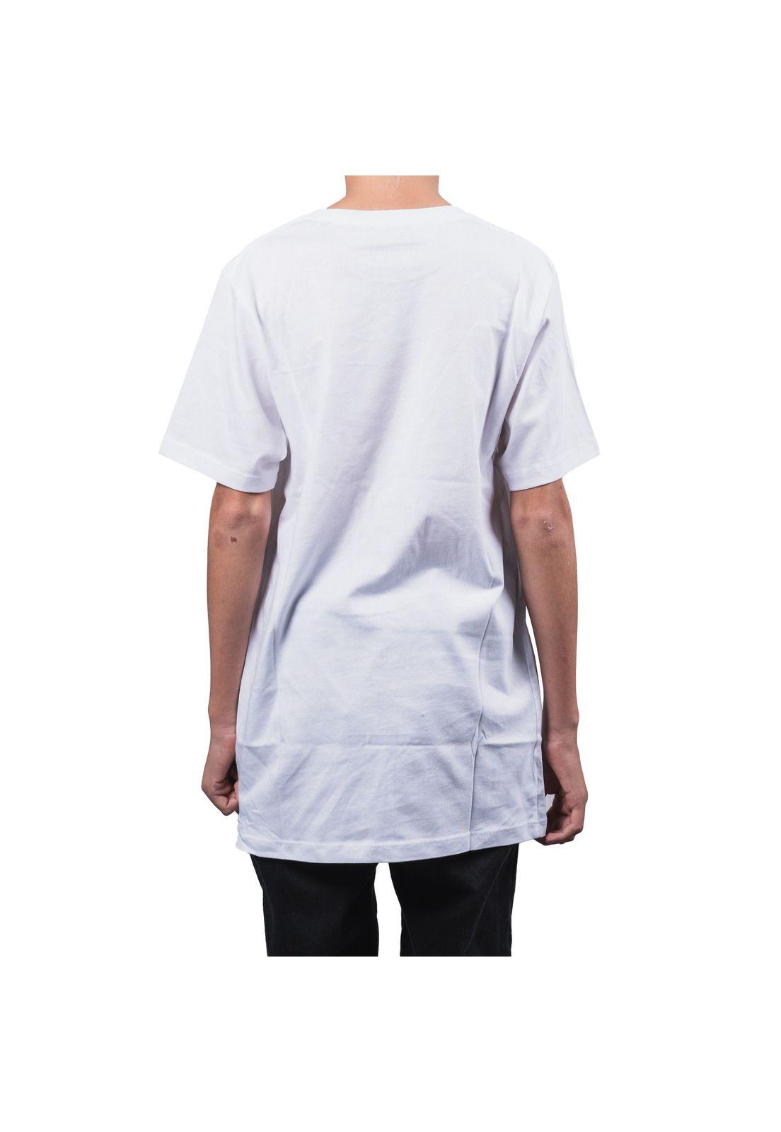 Polera Lifestyle Niño Legacy Head Blanco/Negro Fox-3