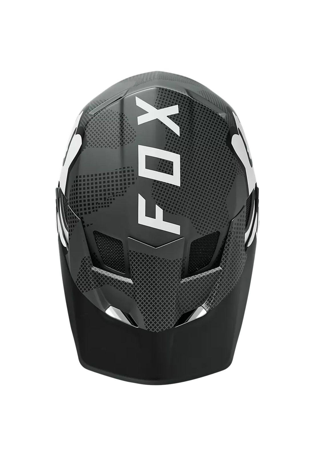 Casco Bicicleta Rampage Comp Camo Negro Fox-2