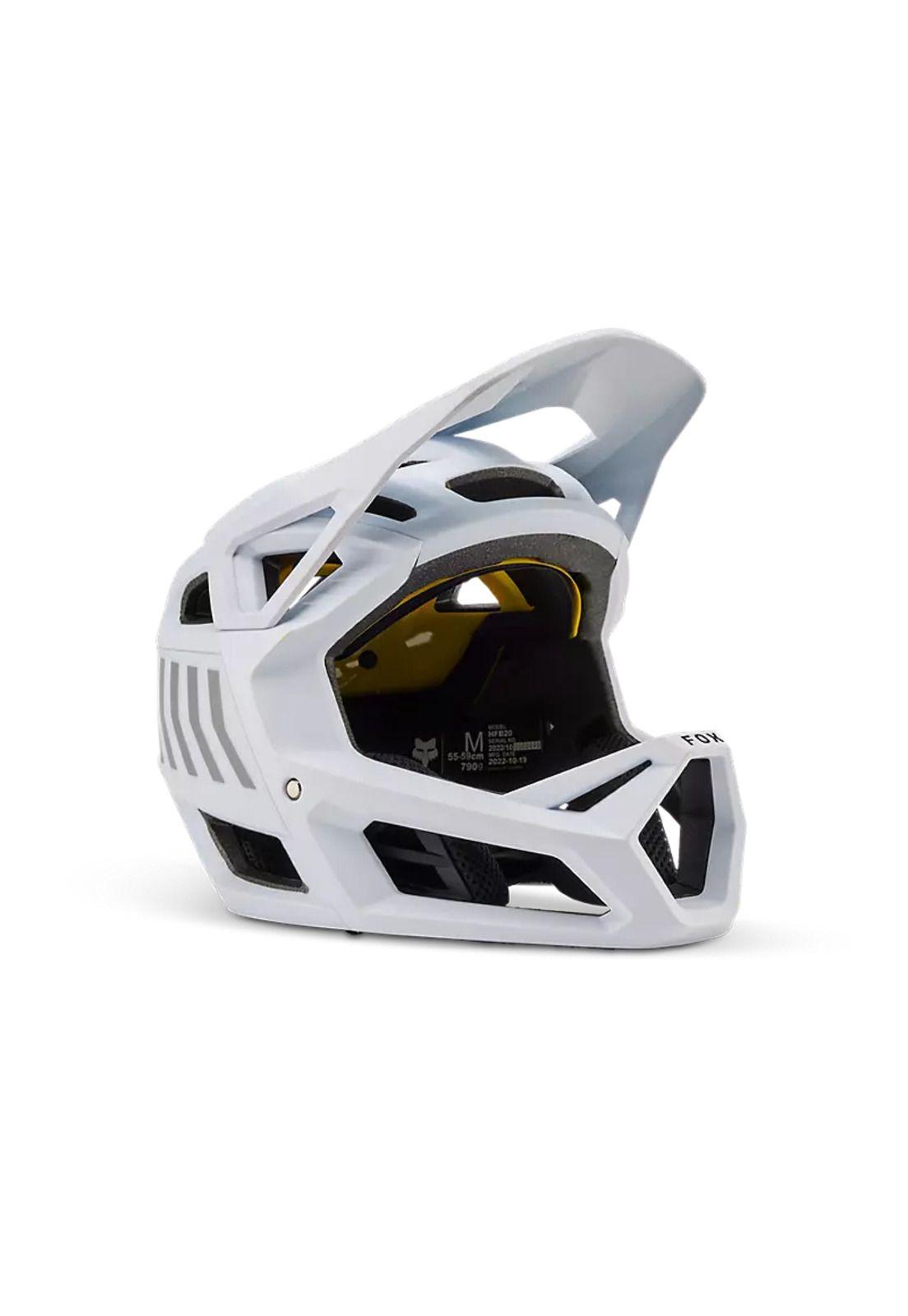 Casco Bicicleta Niño Proframe Blanco Fox-0