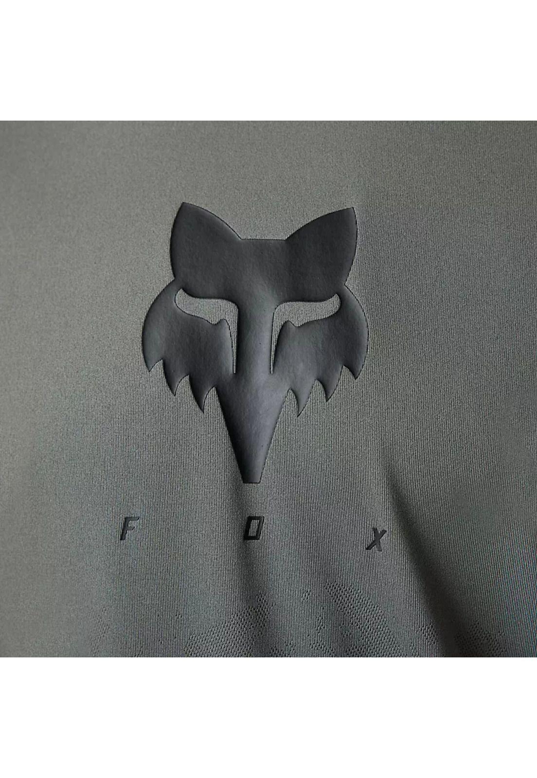 Polera Bicicleta Ranger Trudi™ Manga Larga Gris Fox-3
