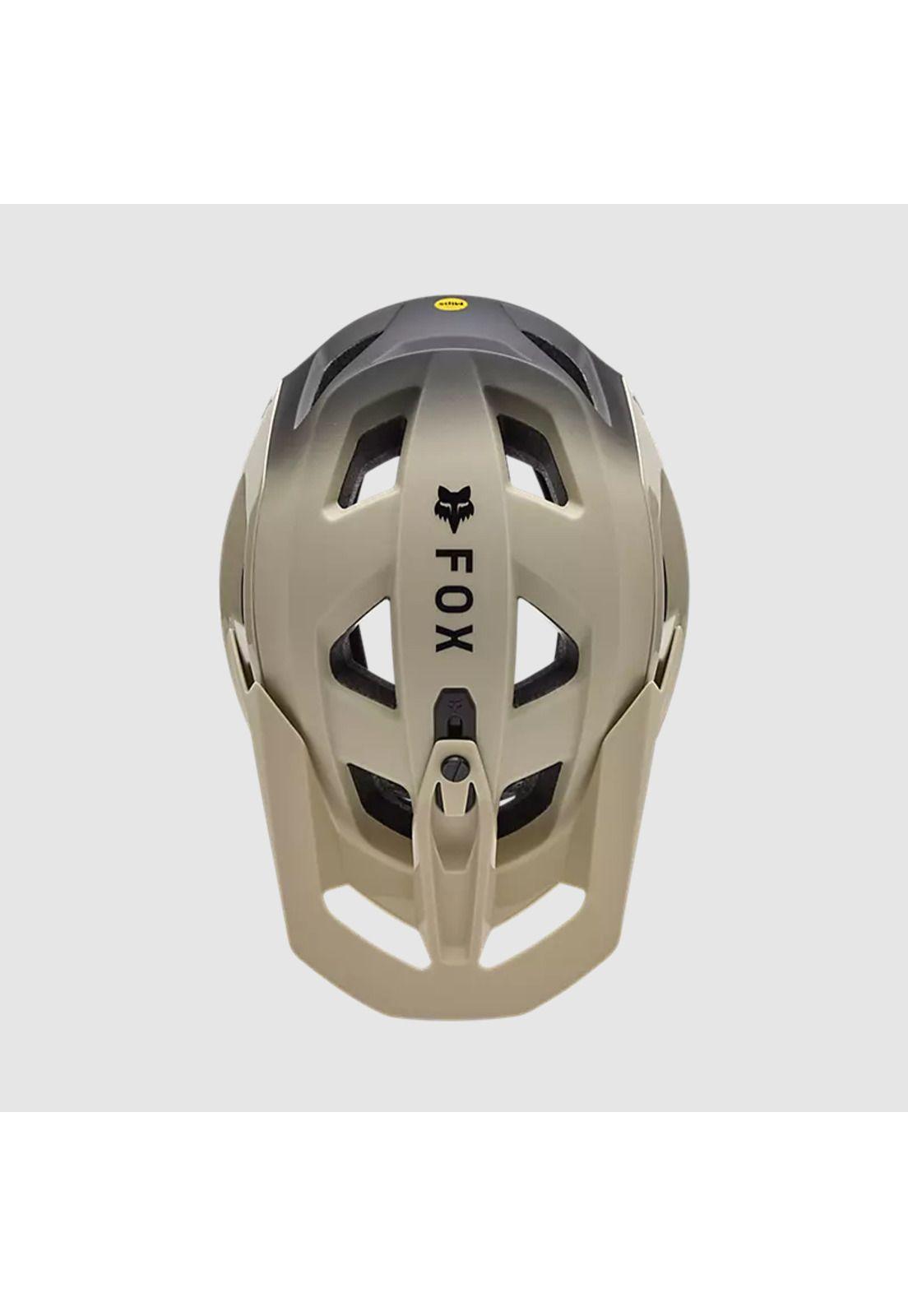 Casco Bicicleta New Speedframe Pro Backfade Crema Fox-2