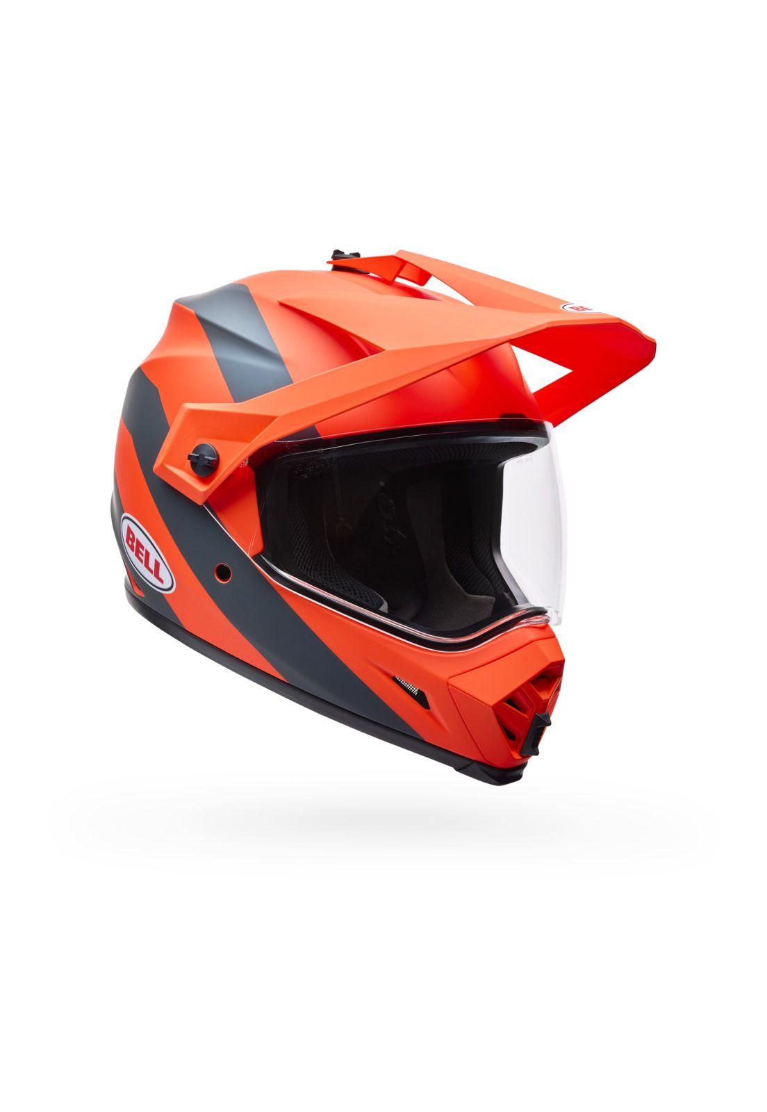 Casco Moto MX-9 ADV Naranjo Bell-0