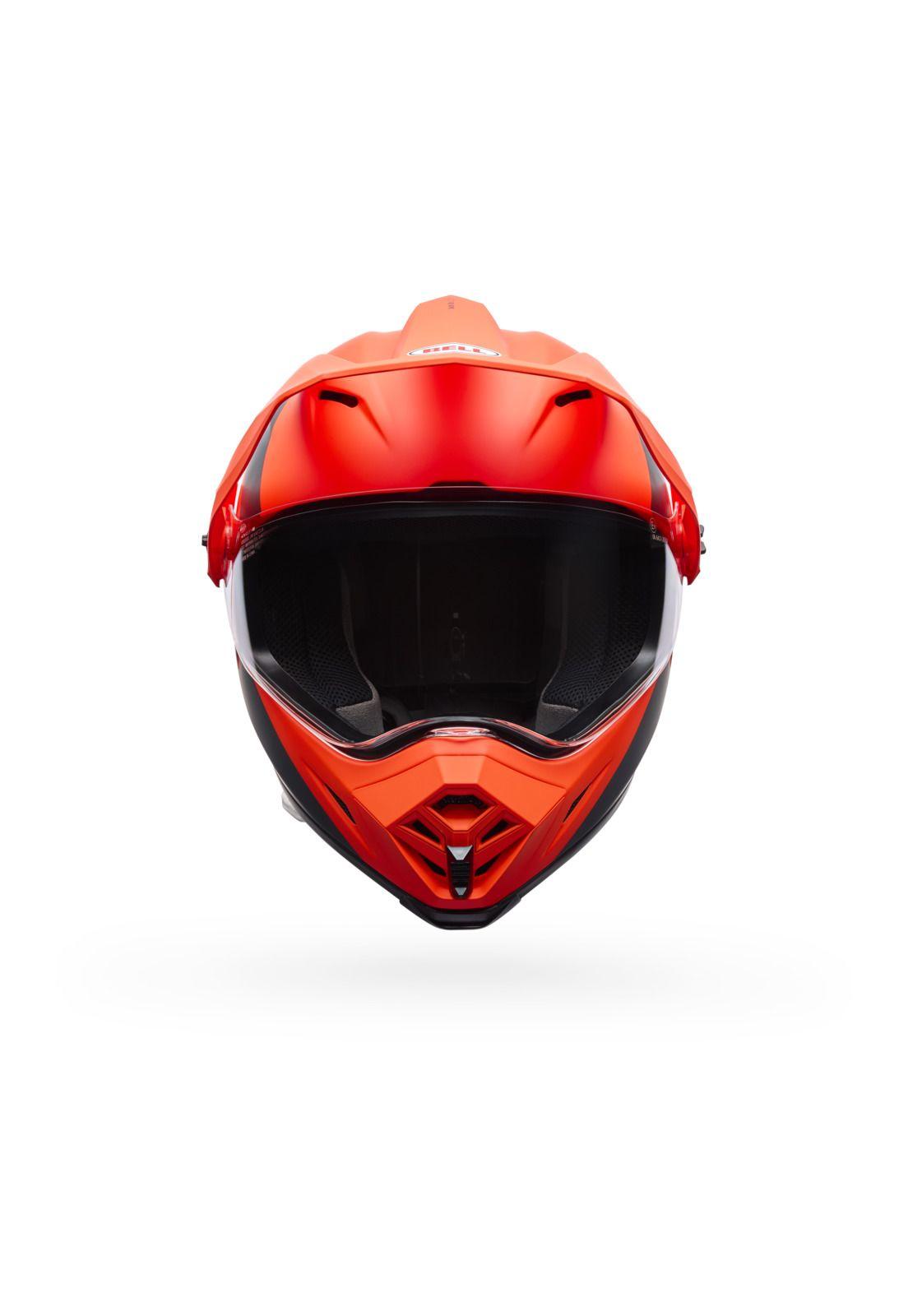 Casco Moto MX-9 ADV Naranjo Bell-2