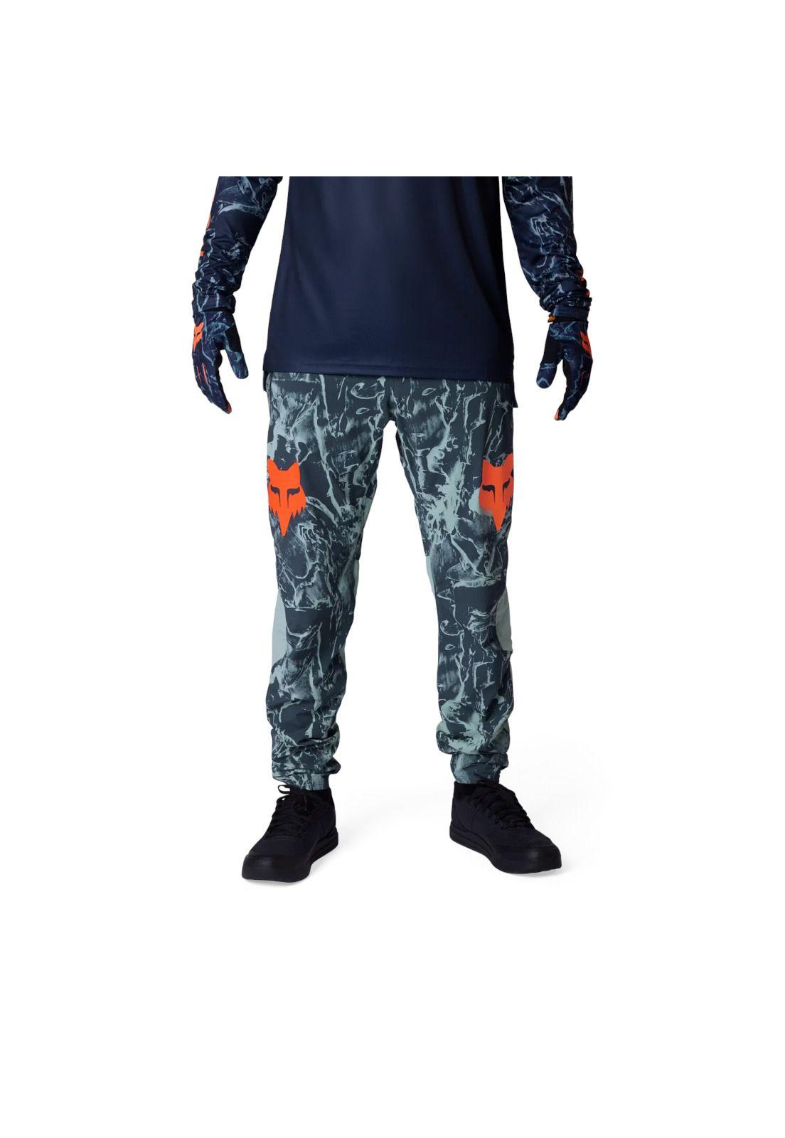 Pantalon Bicicleta Ranger Image Print Azul Fox-2