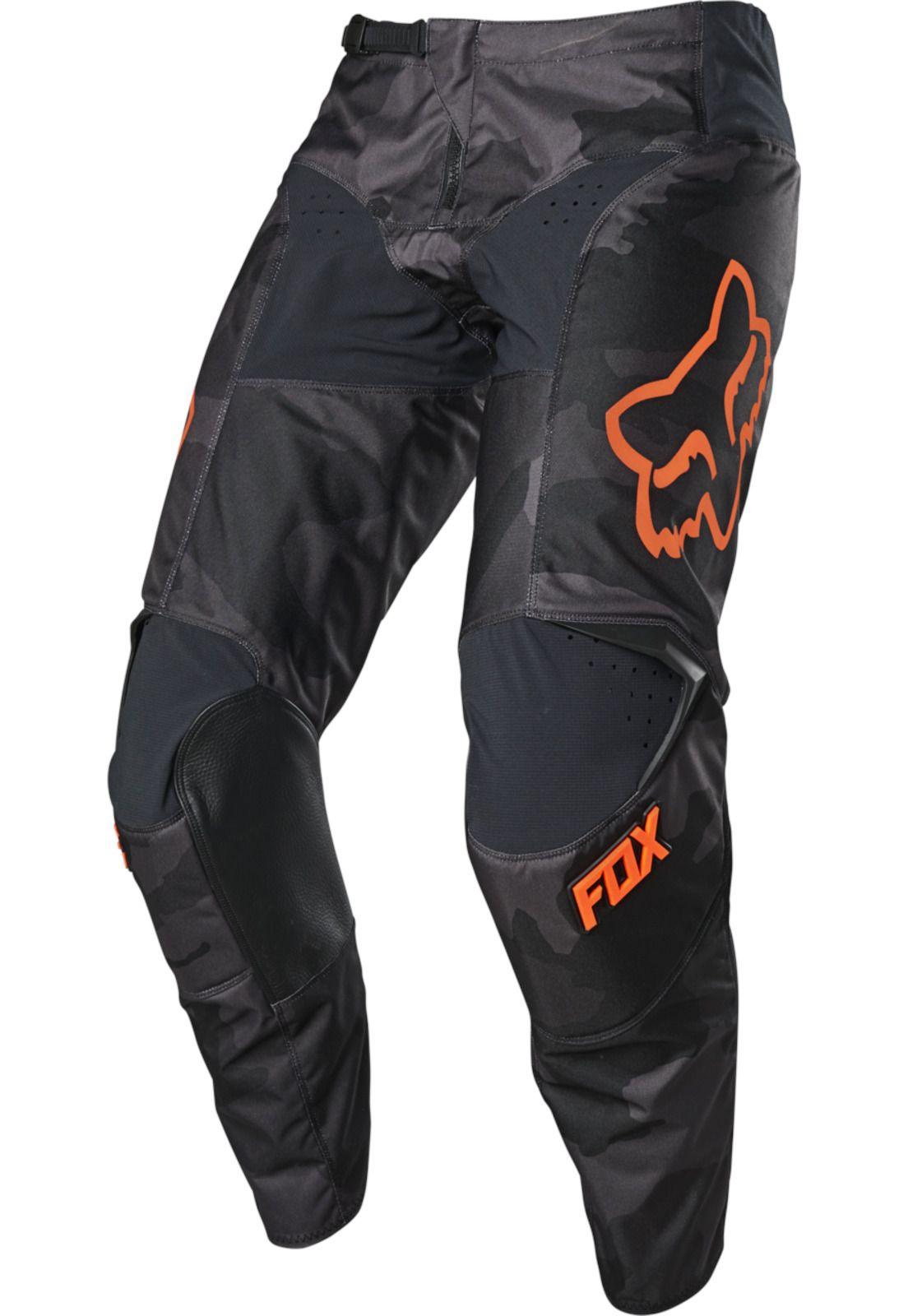 Pantalon Moto Niño 180 Trev Negro/Camo Fox-0