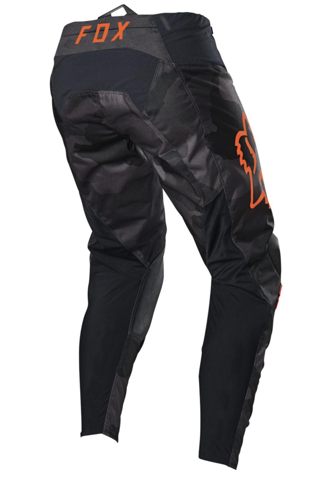 Pantalon Moto Niño 180 Trev Negro/Camo Fox-1
