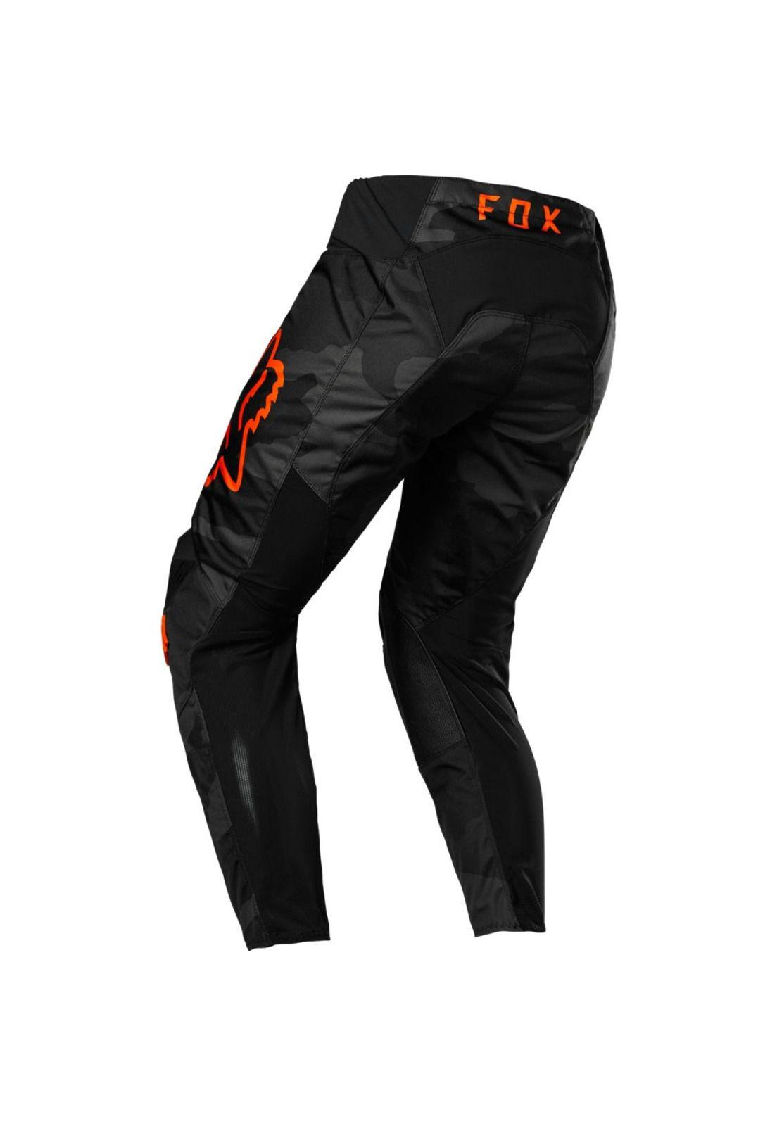 Pantalon Moto Niño 180 Trev Negro/Camo Fox-2