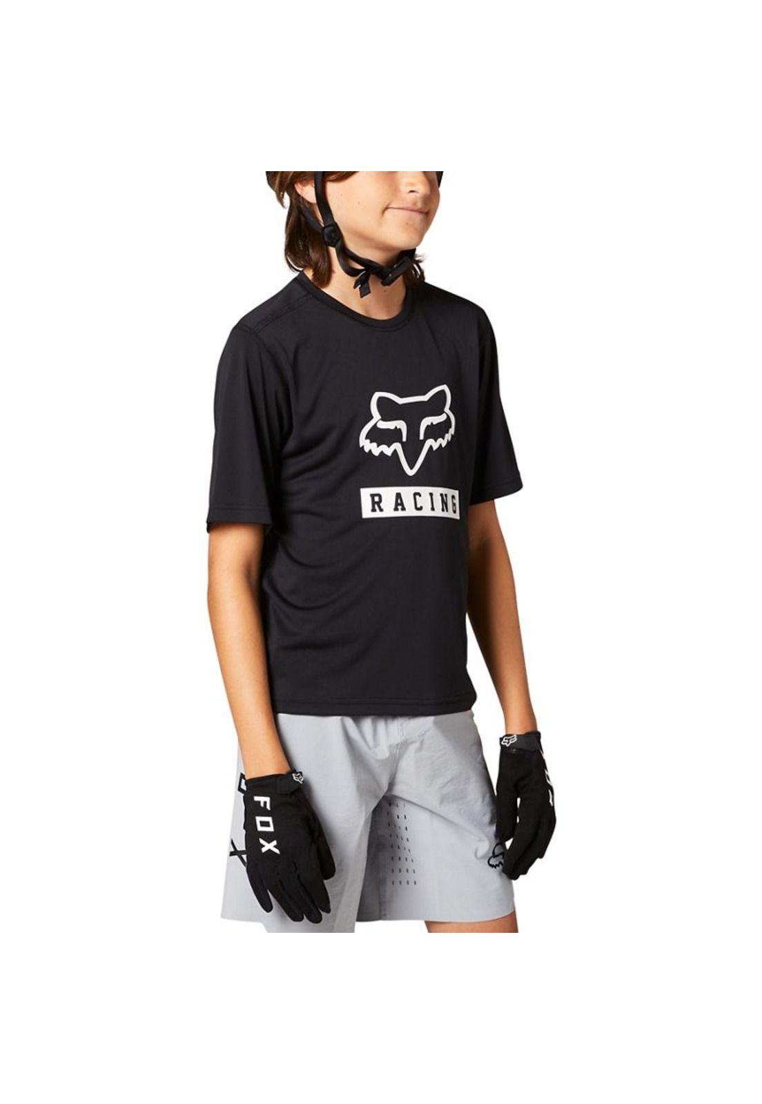 Polera Bicicleta Niño Ranger Negro Fox-0