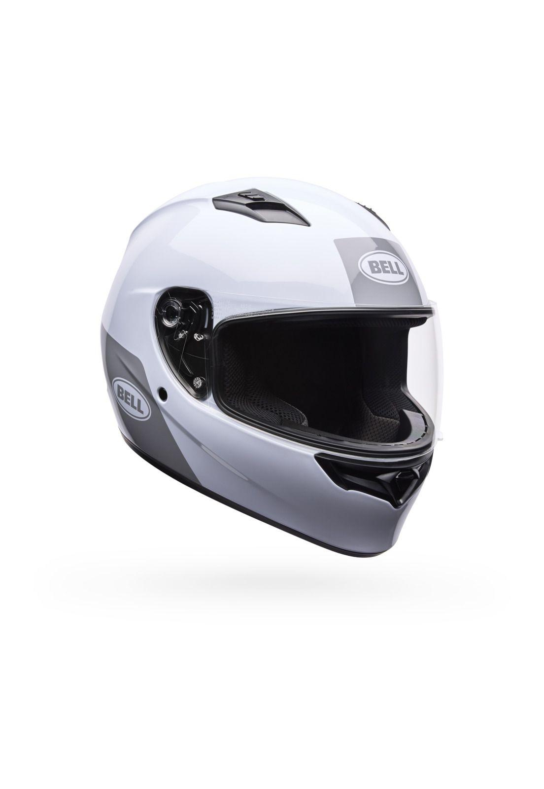 Casco Moto Qualifier Clip Blanco Bell-0