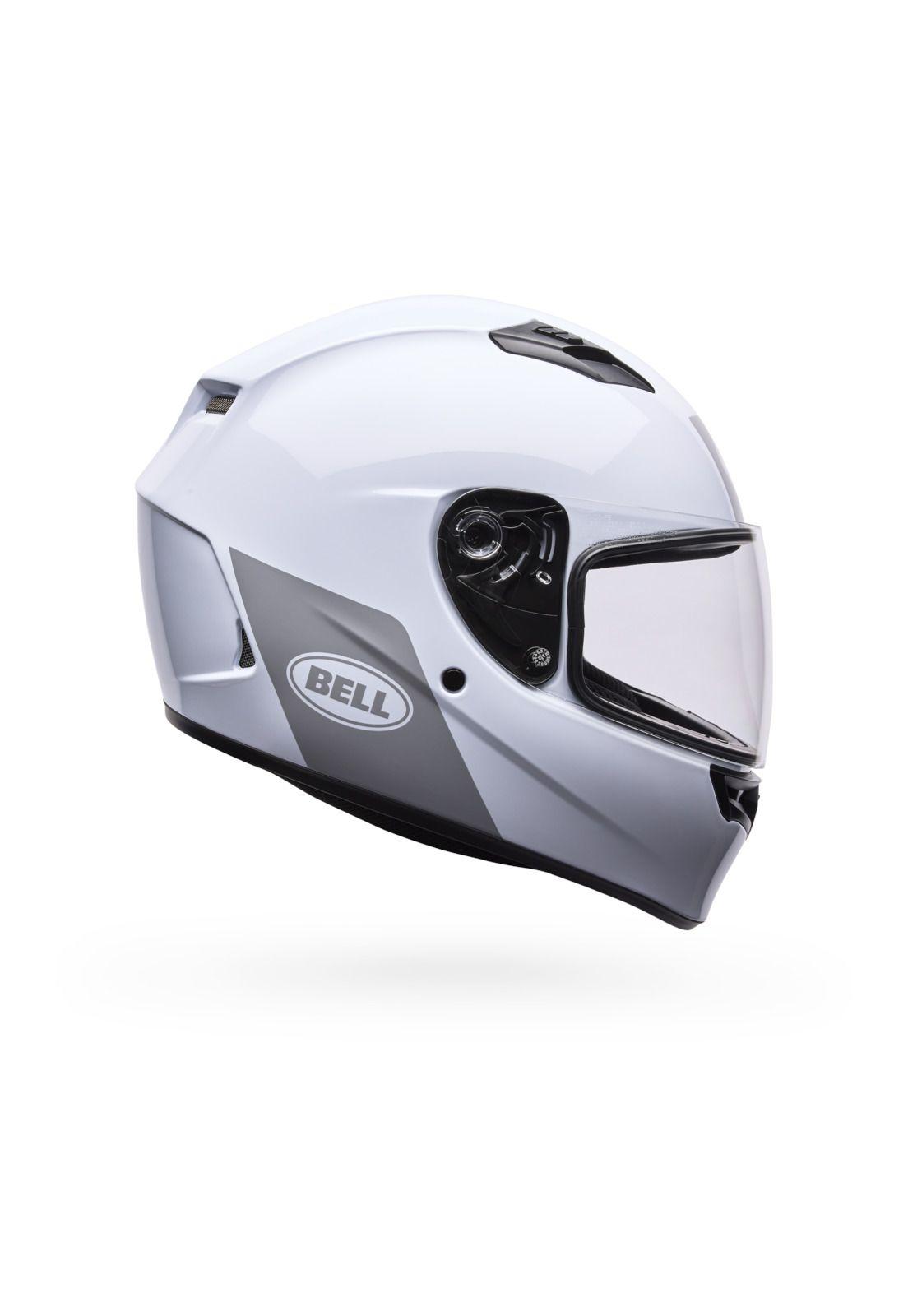 Casco Moto Qualifier Clip Blanco Bell-1