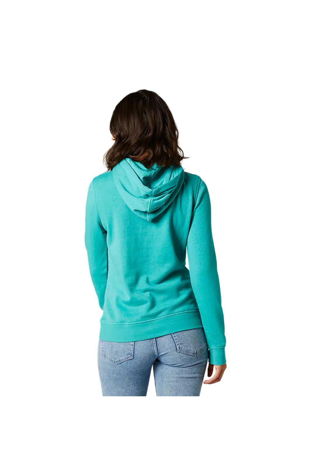 Poleron Lifestyle Mujer Boundary Pullover Celeste Fox-1