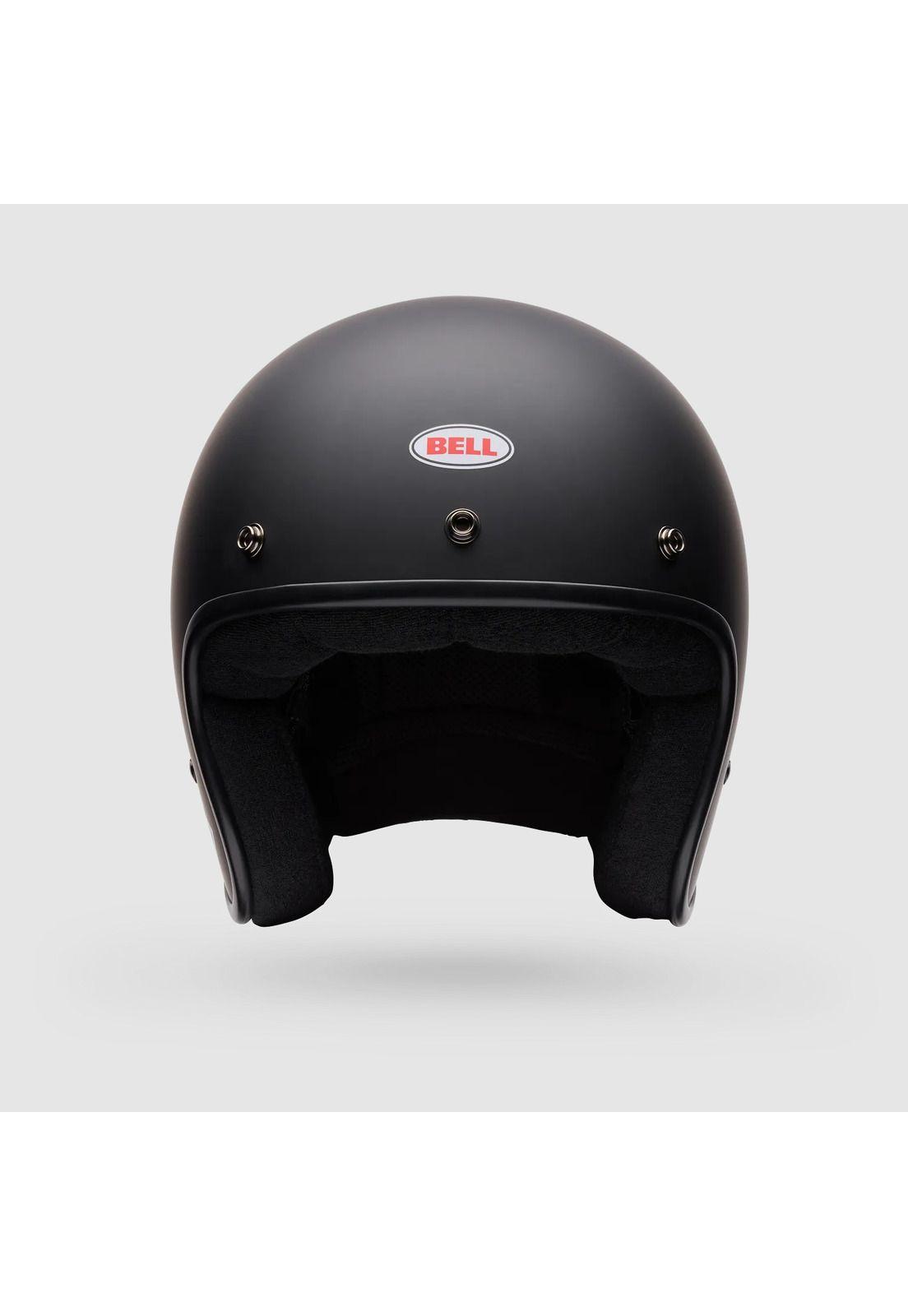 Casco Moto Calle Magnum Solid Solid Negro Mate Bell-2