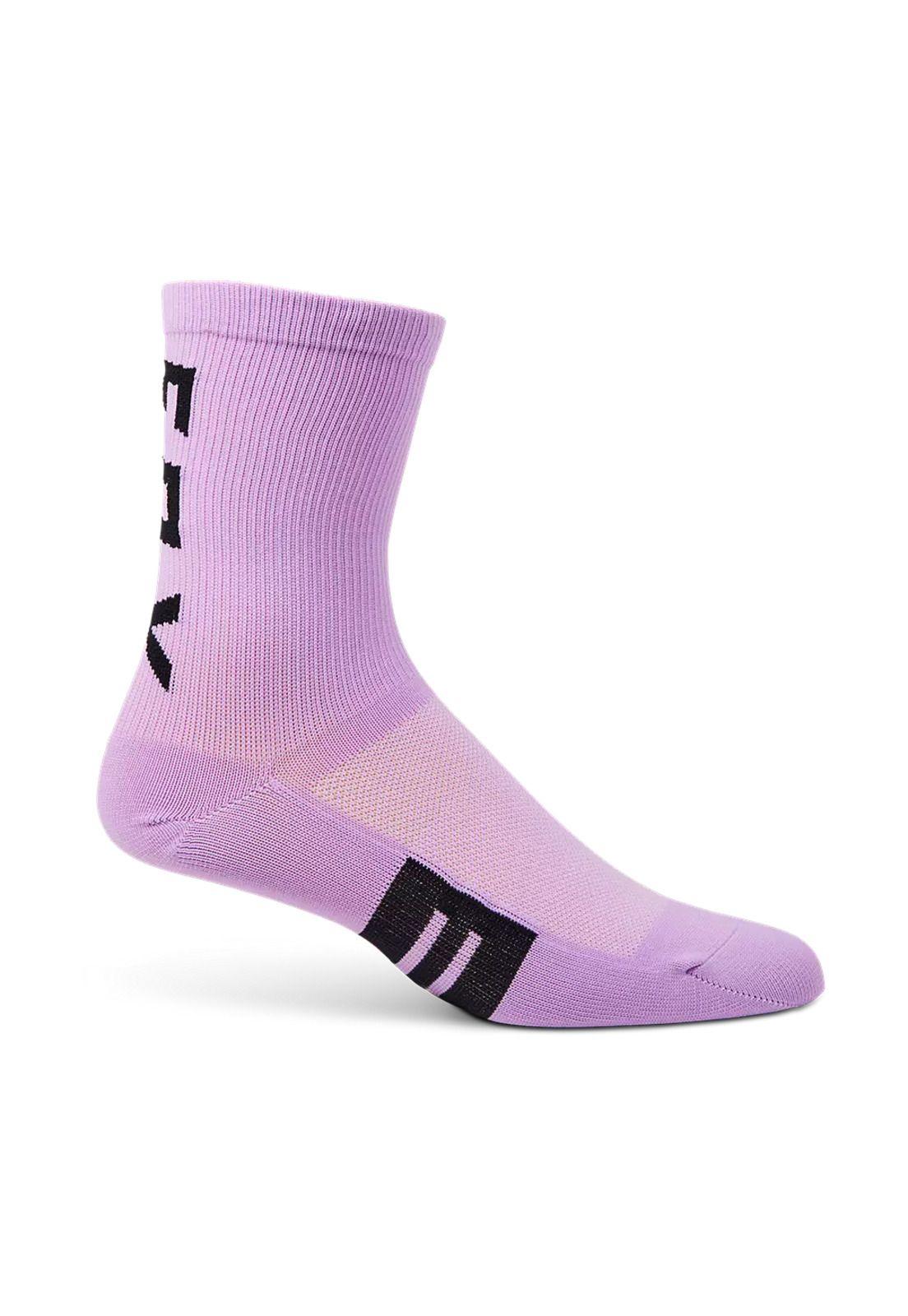 Calcetines Bicicleta Mujer Flexair 6" Merino Rosado Fox-0