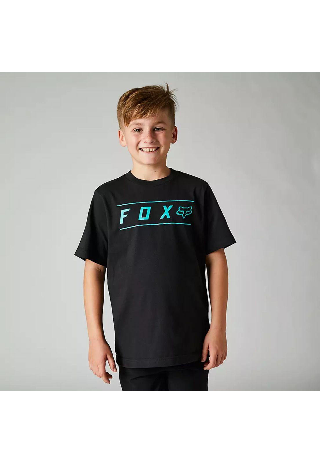 Polera Lifestyle Niño Pinnacle Negro Fox-0