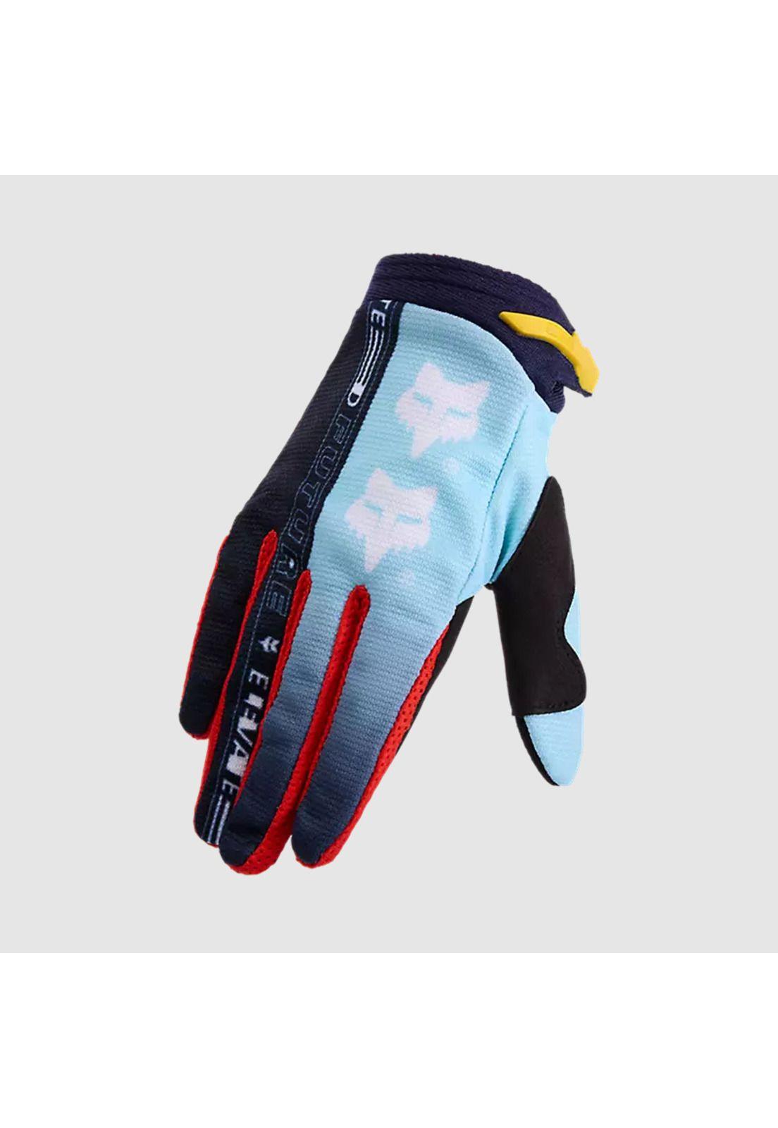 Guantes Moto Niño 180 Elevated Azul Fox-0
