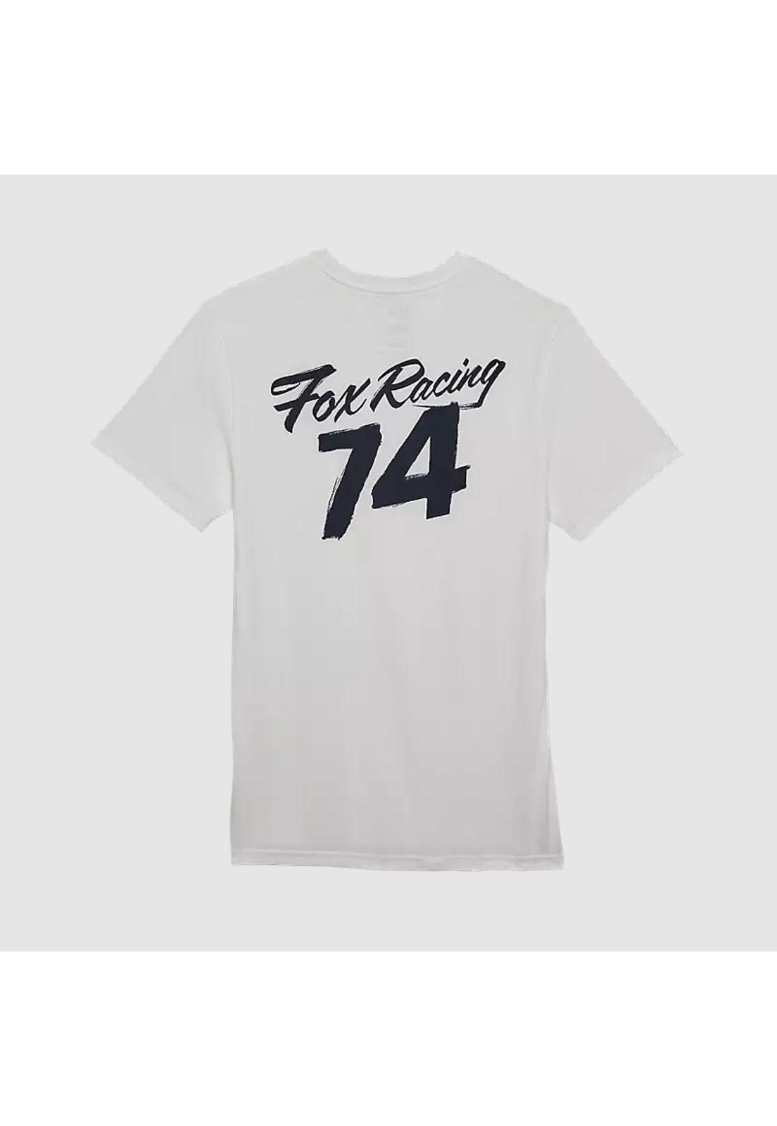 Polera Lifestyle Scripted Premium Blanco Fox-1