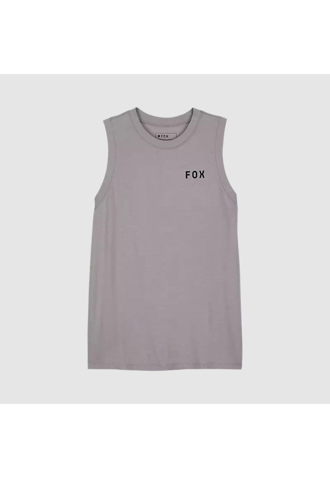 Polera Lifestyle Mujer Wayfaring Biker Gris Fox-0