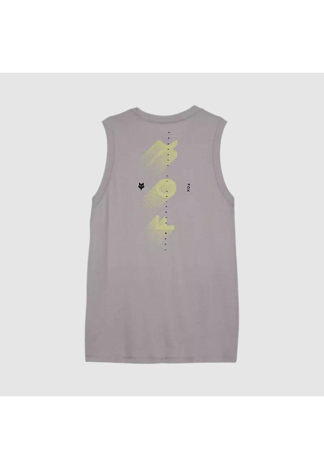 Polera Lifestyle Mujer Wayfaring Biker Gris Fox-1