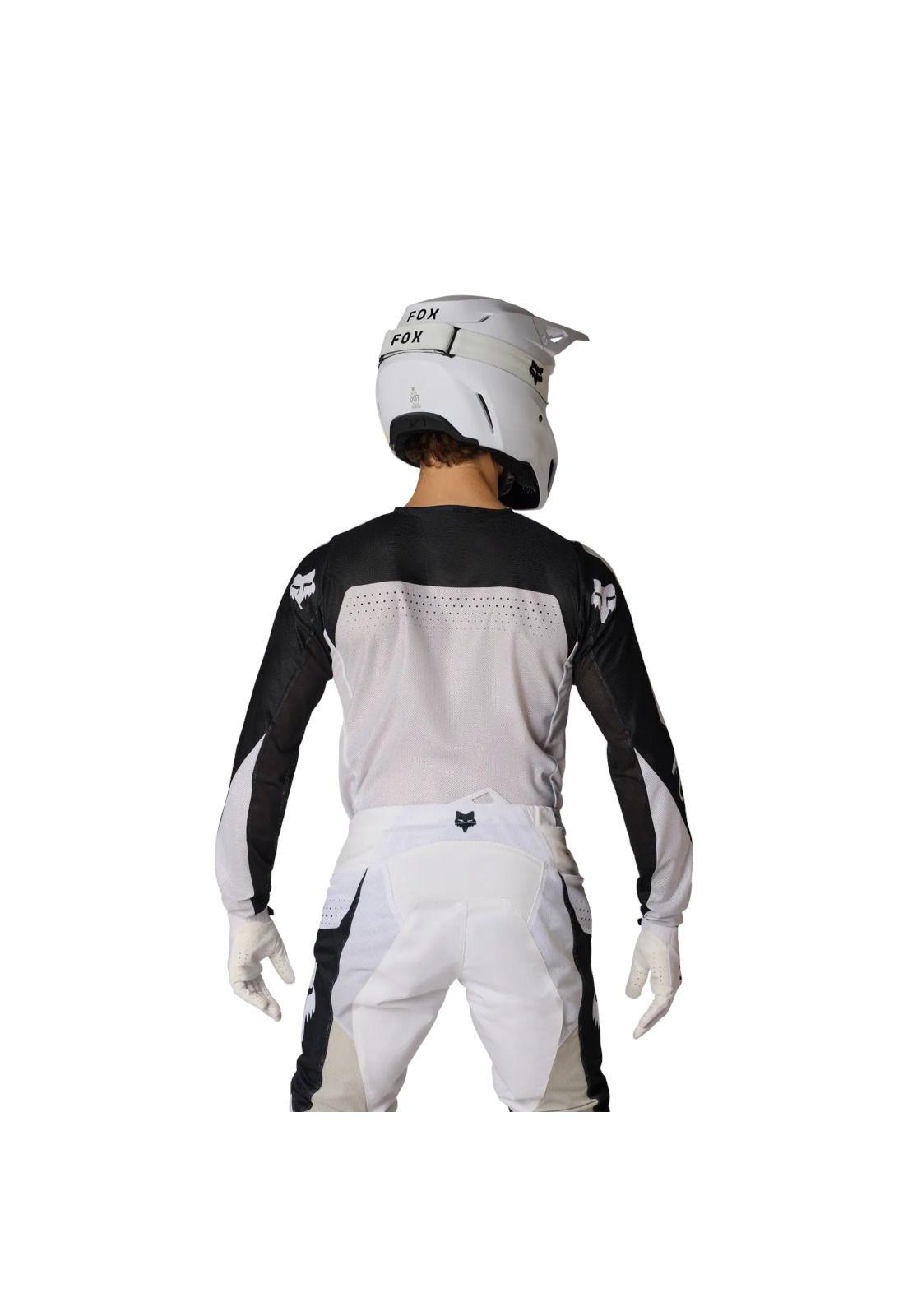 Polera Moto 180 Air Taper Negro/Blanco Fox-3