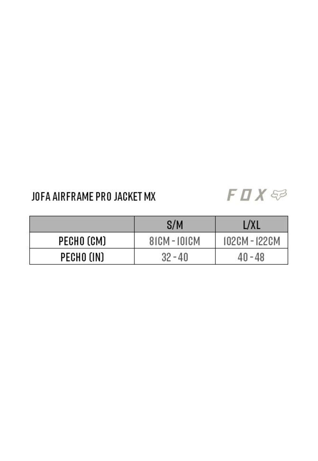 Jofa Moto Airframe Pro Negro Blanco Fox-1