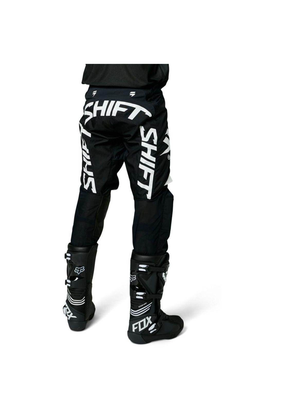 Pantalon Moto White Label Rokr Negro Shift-2