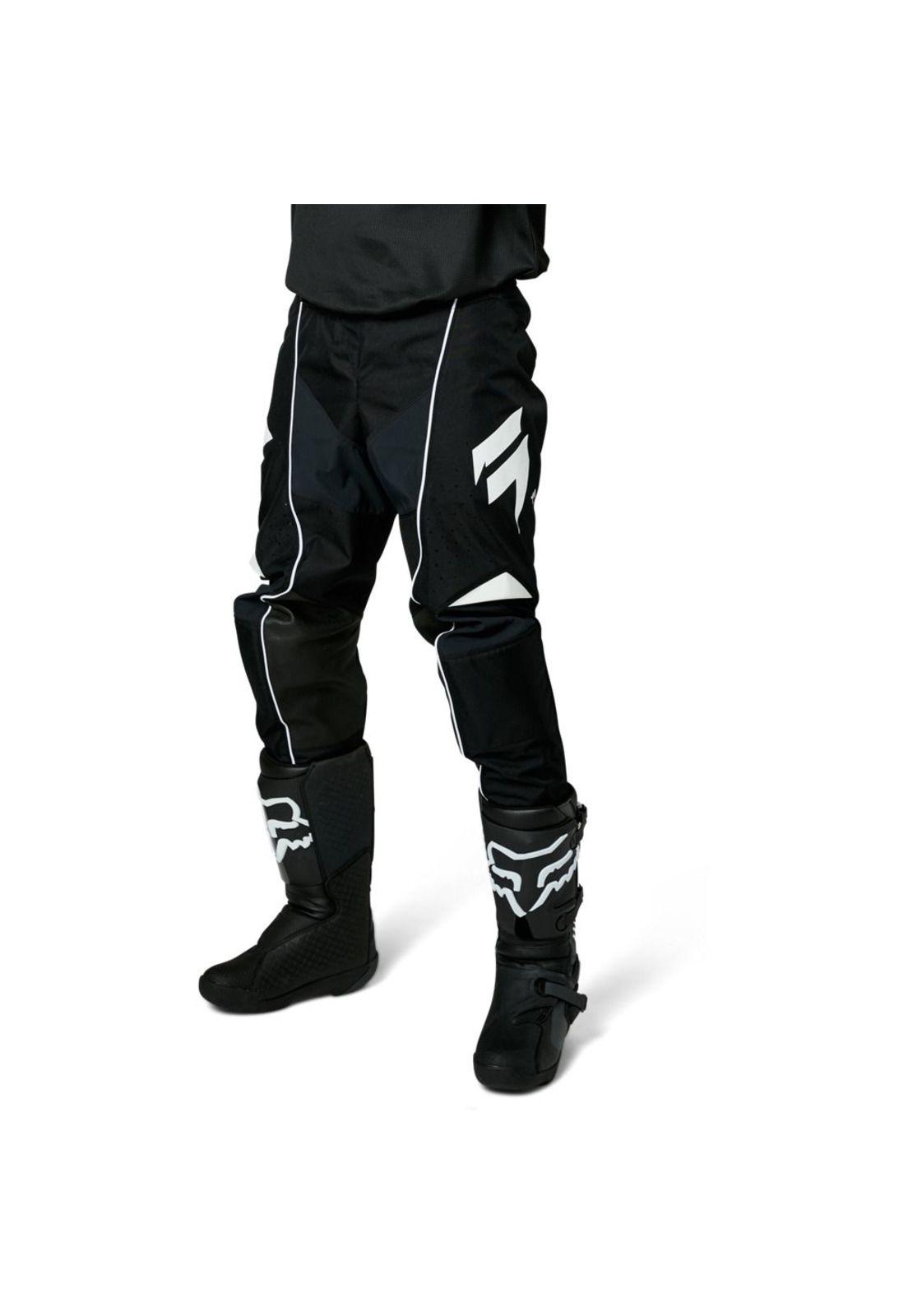 Pantalon Moto White Label Rokr Negro Shift-3