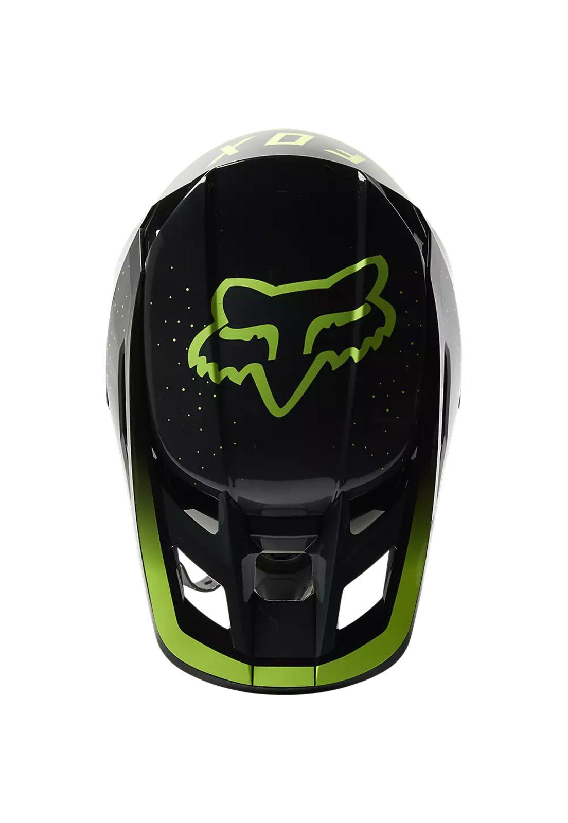 Casco Moto V2 Vizen Amarillo Fox-3