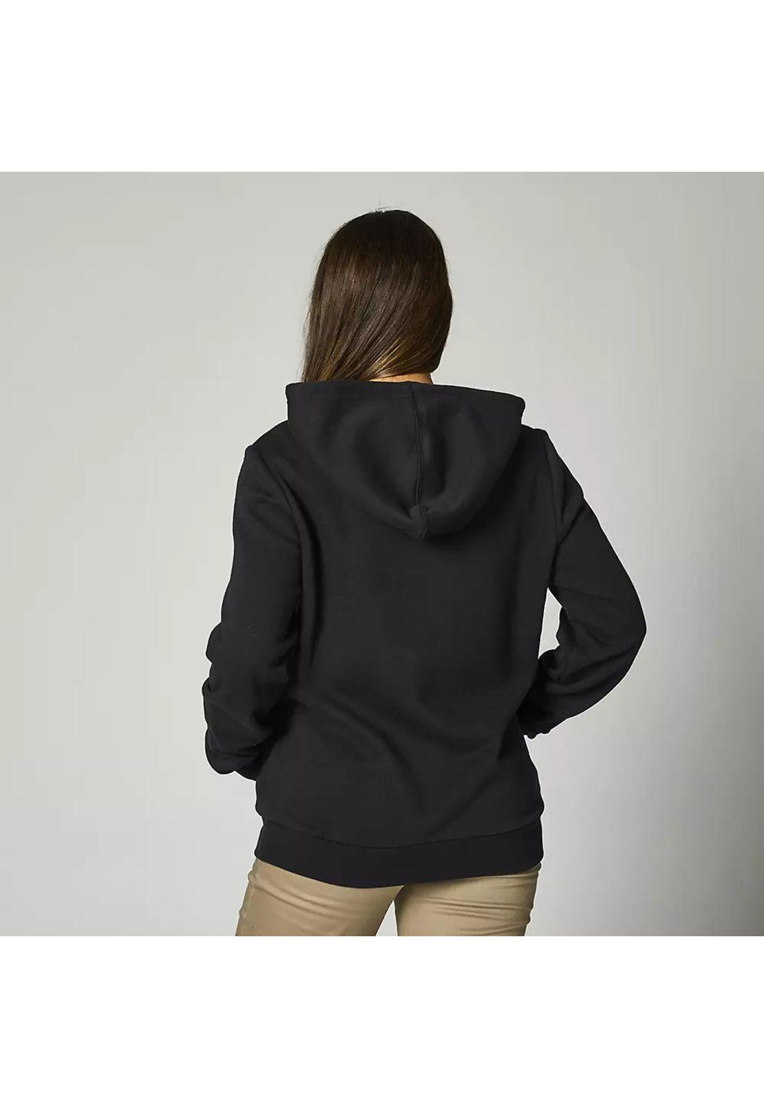 Poleron Lifestyle Mujer Parallax Negro Fox-1