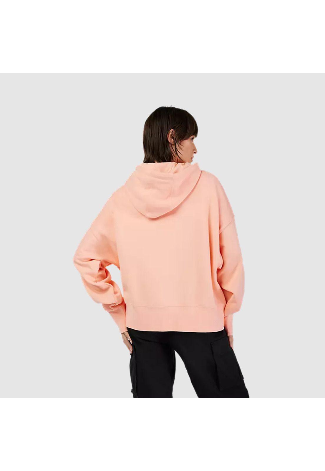 Poleron con Capucha Lifestyle Oversize Mujer Fox x Honda Rosado Fox-3