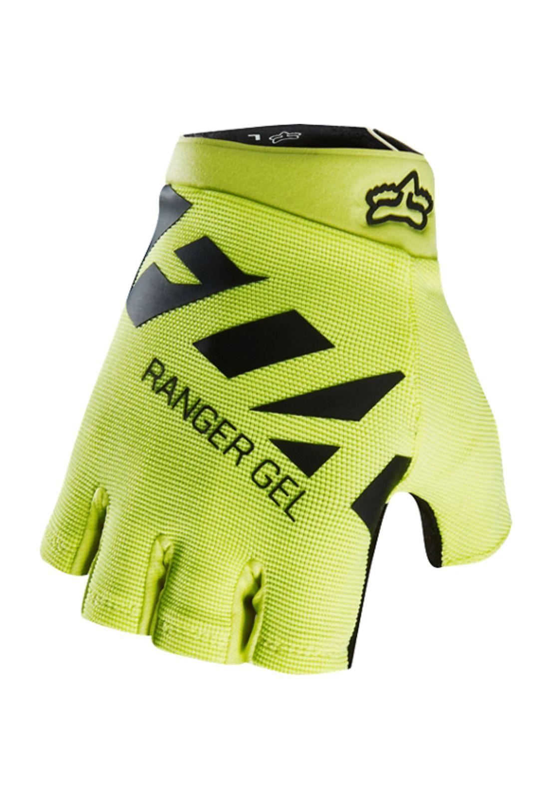 Guantes Bicicleta Ranger Gel Short Amarillo Fox-0