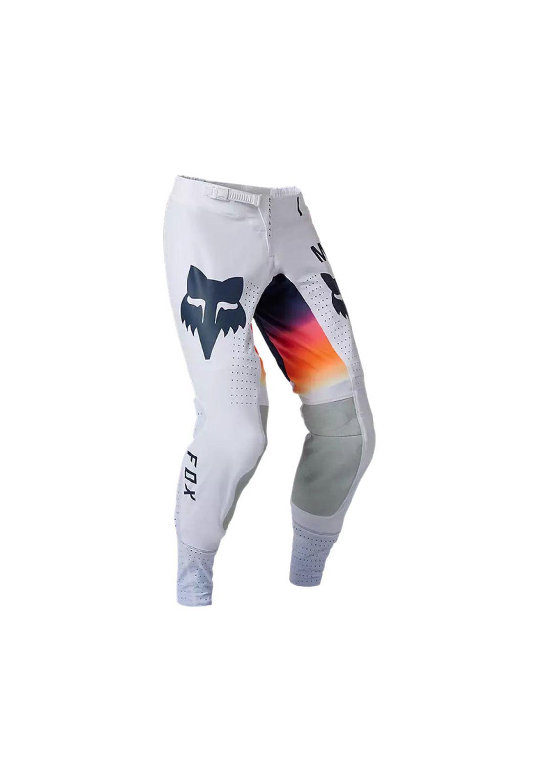 Pantalon Moto Flexair Ryvr Edicion Limitada Blanco/Azul/Rosado Fox-0