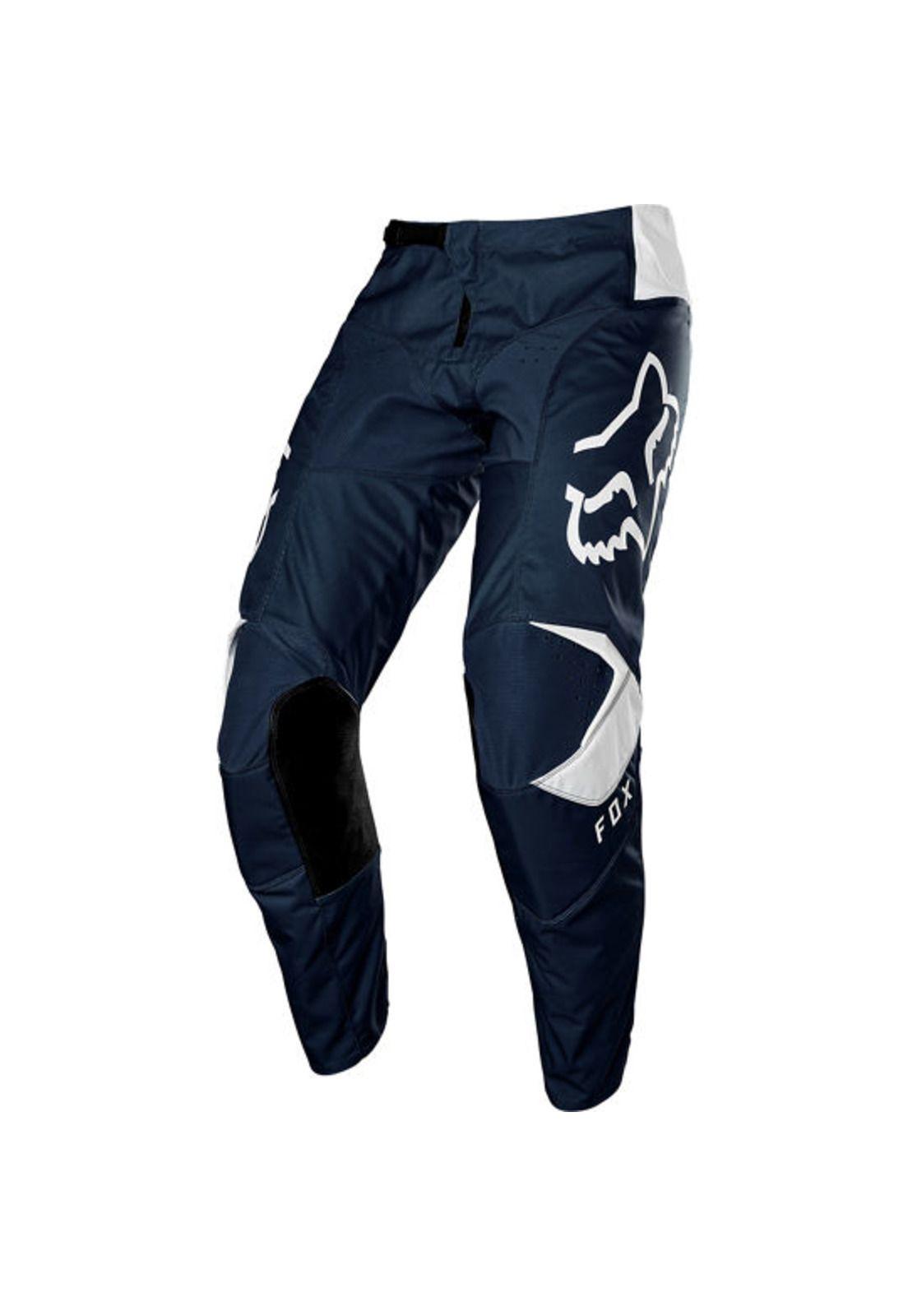 Pantalon Moto Niño 180 Prix Azul Fox-0