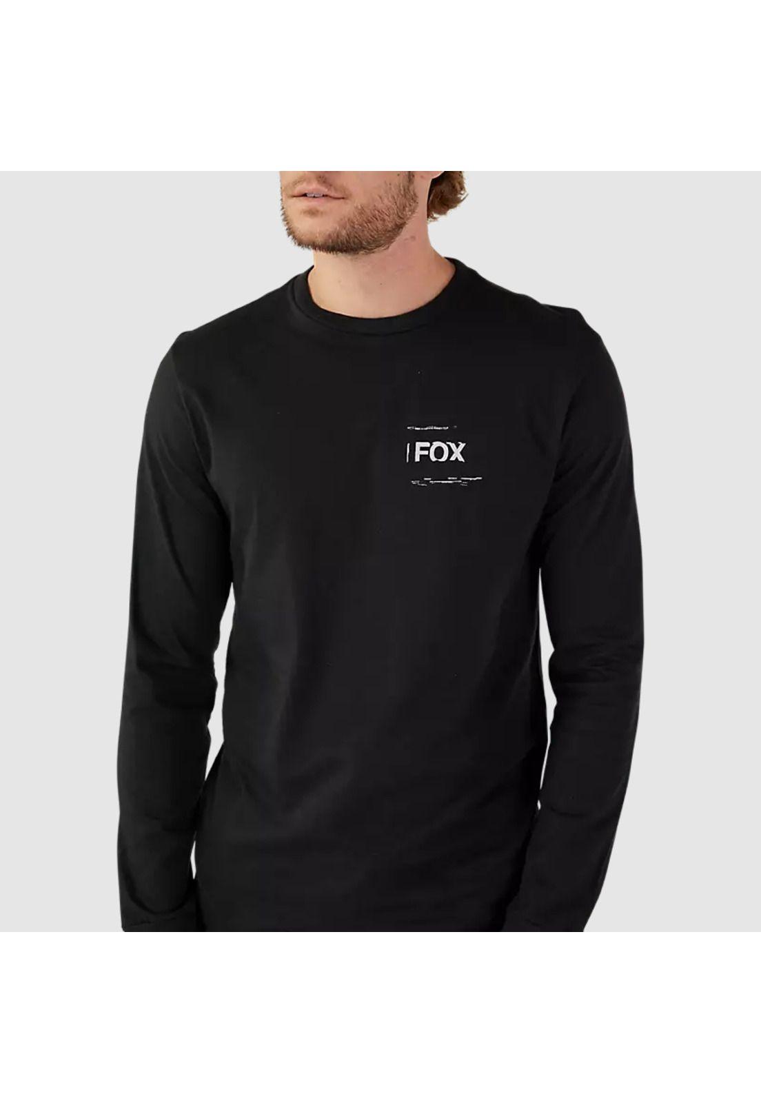 Polera Lifestyle Invent Tomorrow Premium Manga Larga Negro Fox-3