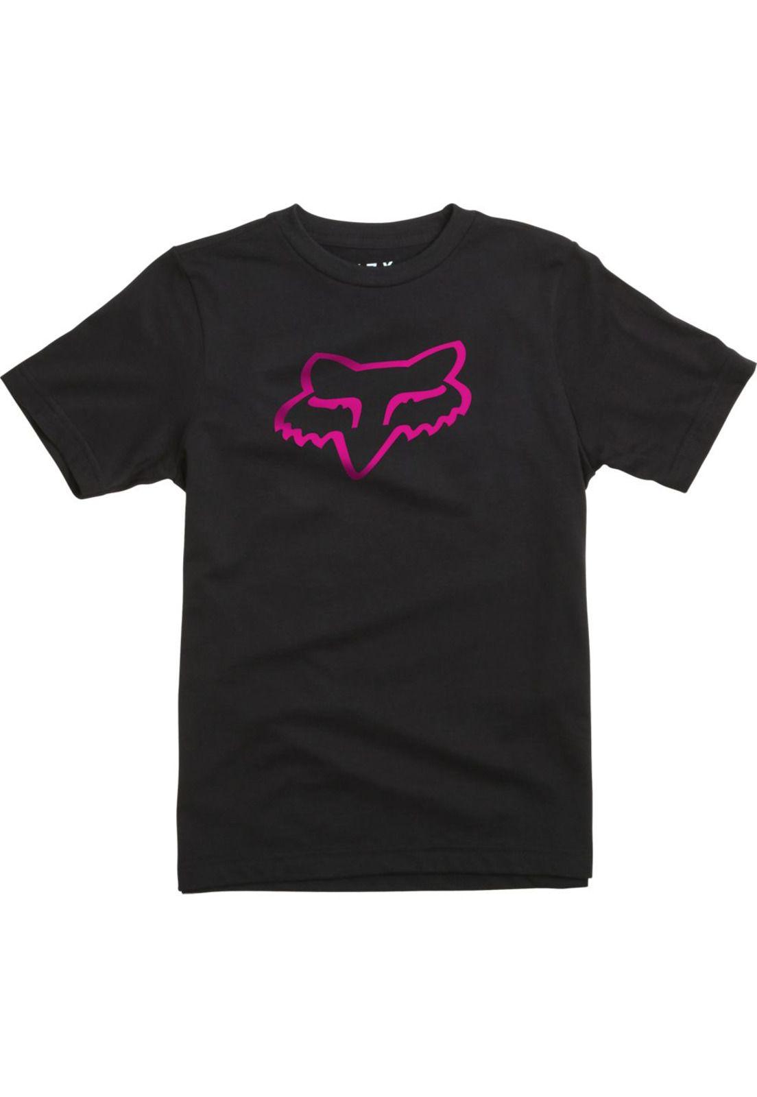 Polera Lifestyle Niño Legacy Tee Negro Fox-0
