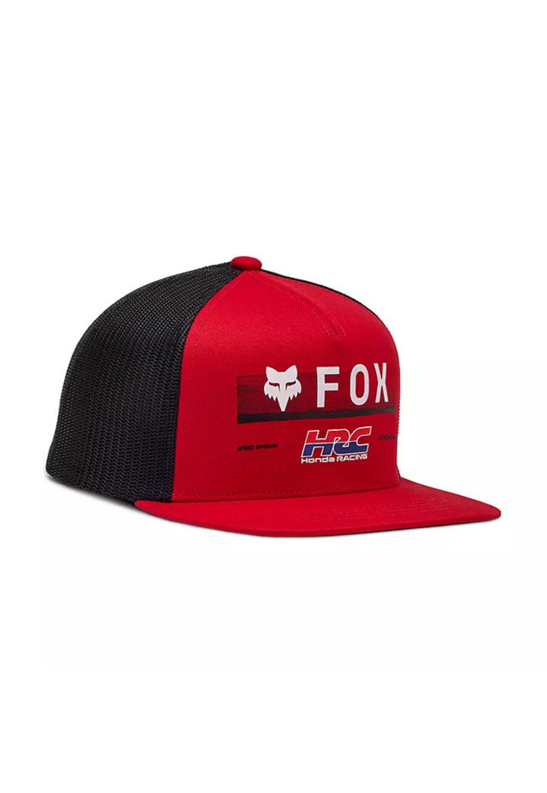 Gorro Jockey Lifestyle Niño Fox X Honda Snapback Rojo Fox-0