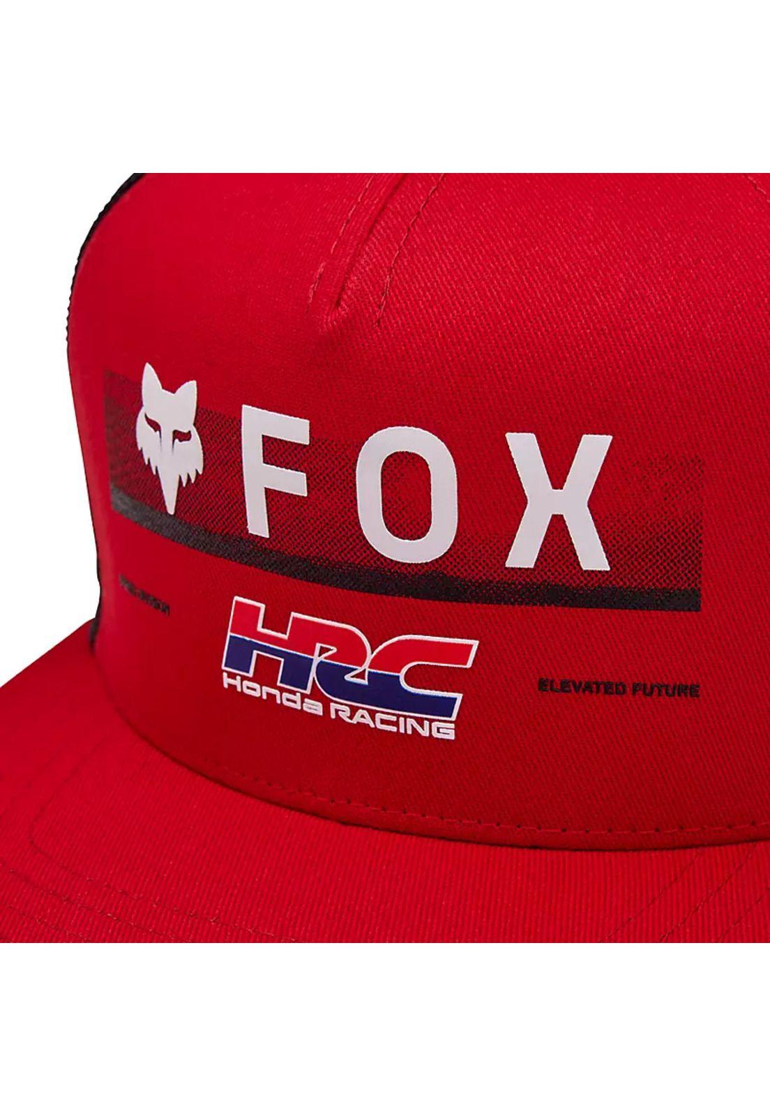 Gorro Jockey Lifestyle Niño Fox X Honda Snapback Rojo Fox-2