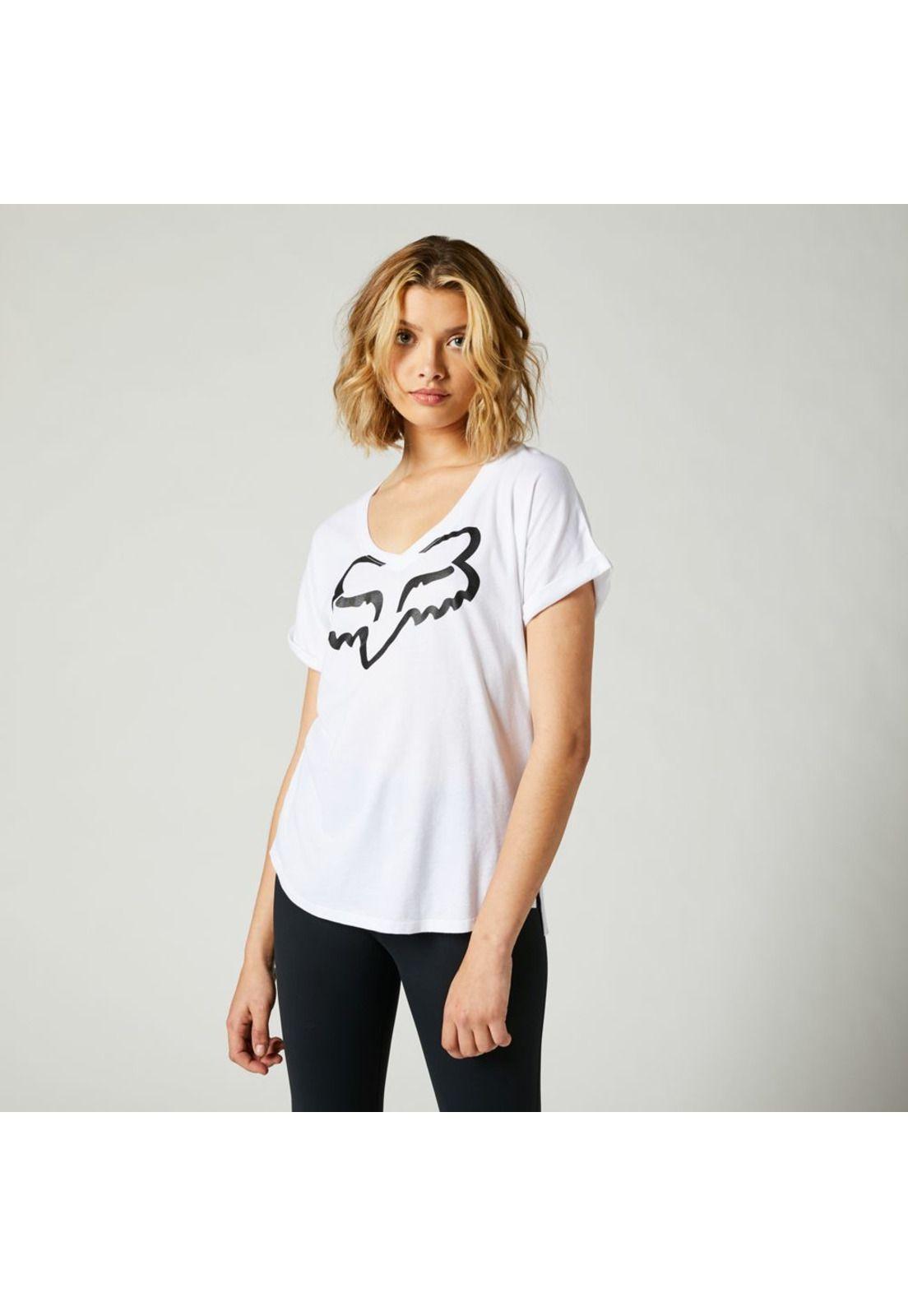 Polera Lifestyle Mujer Boundary Blanco Fox-0