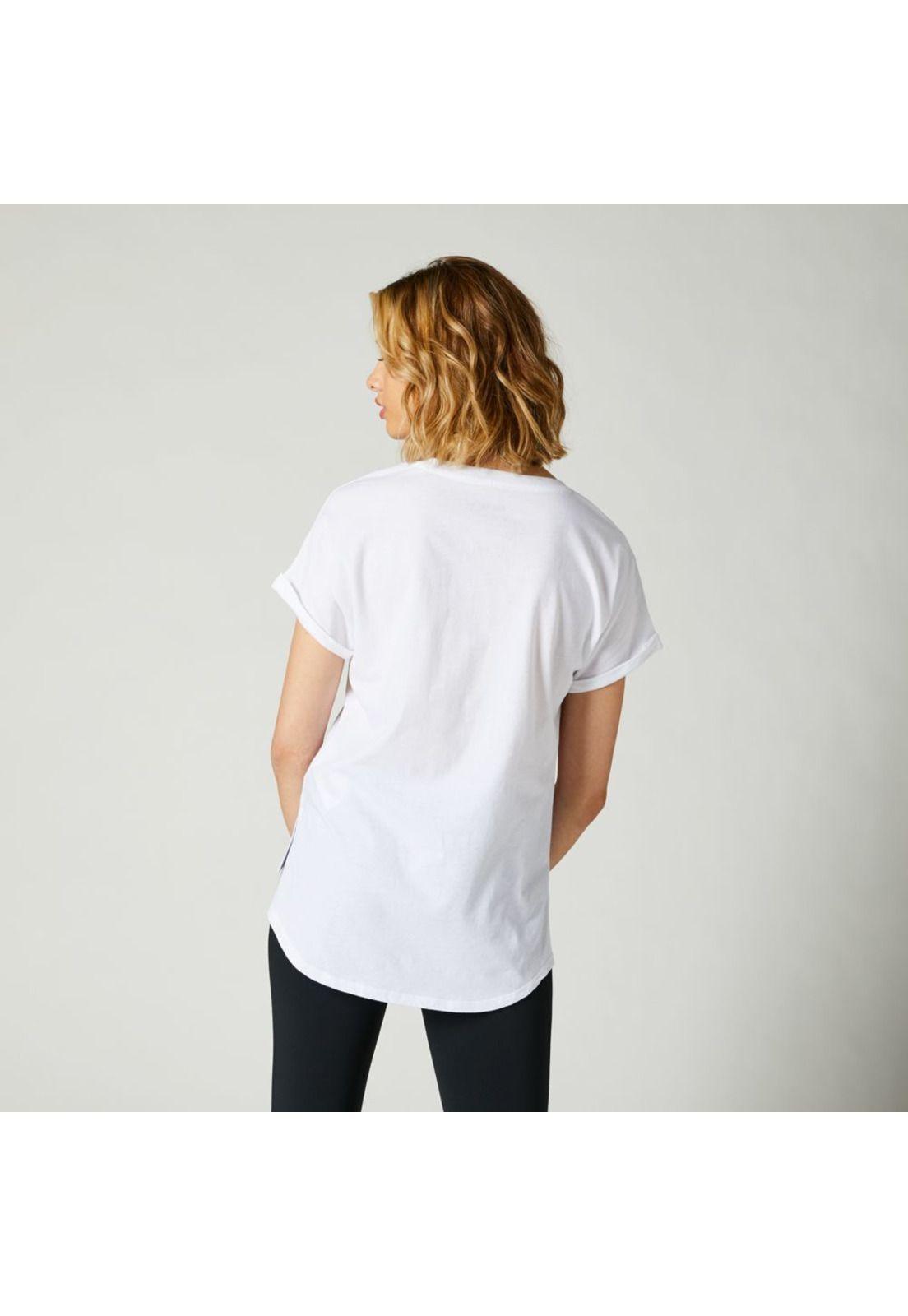 Polera Lifestyle Mujer Boundary Blanco Fox-1