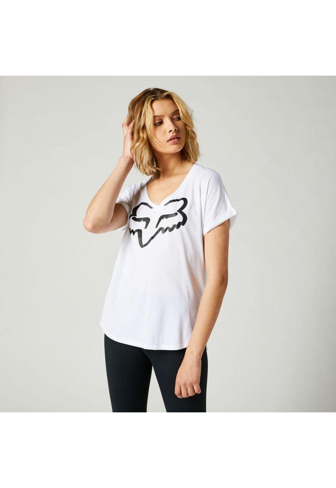 Polera Lifestyle Mujer Boundary Blanco Fox-2