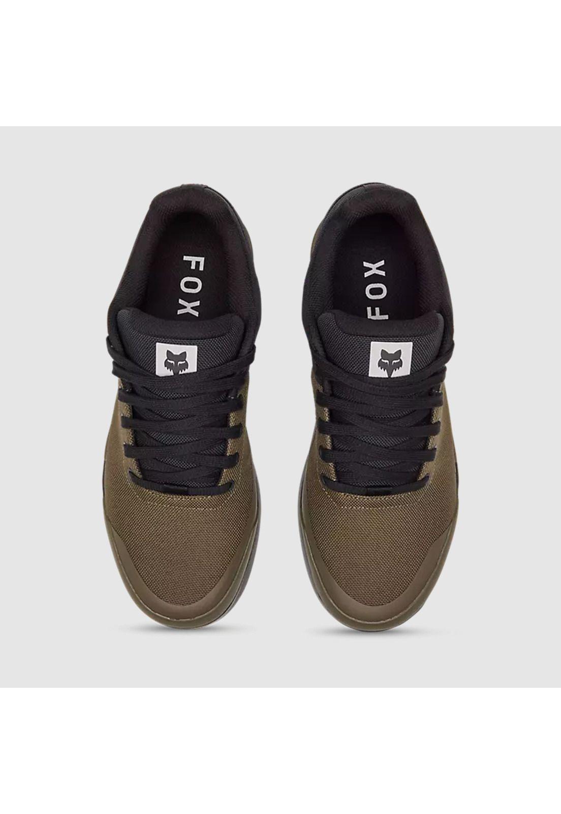 Zapatillas Bicicleta Union Canvas Verde Fox-2