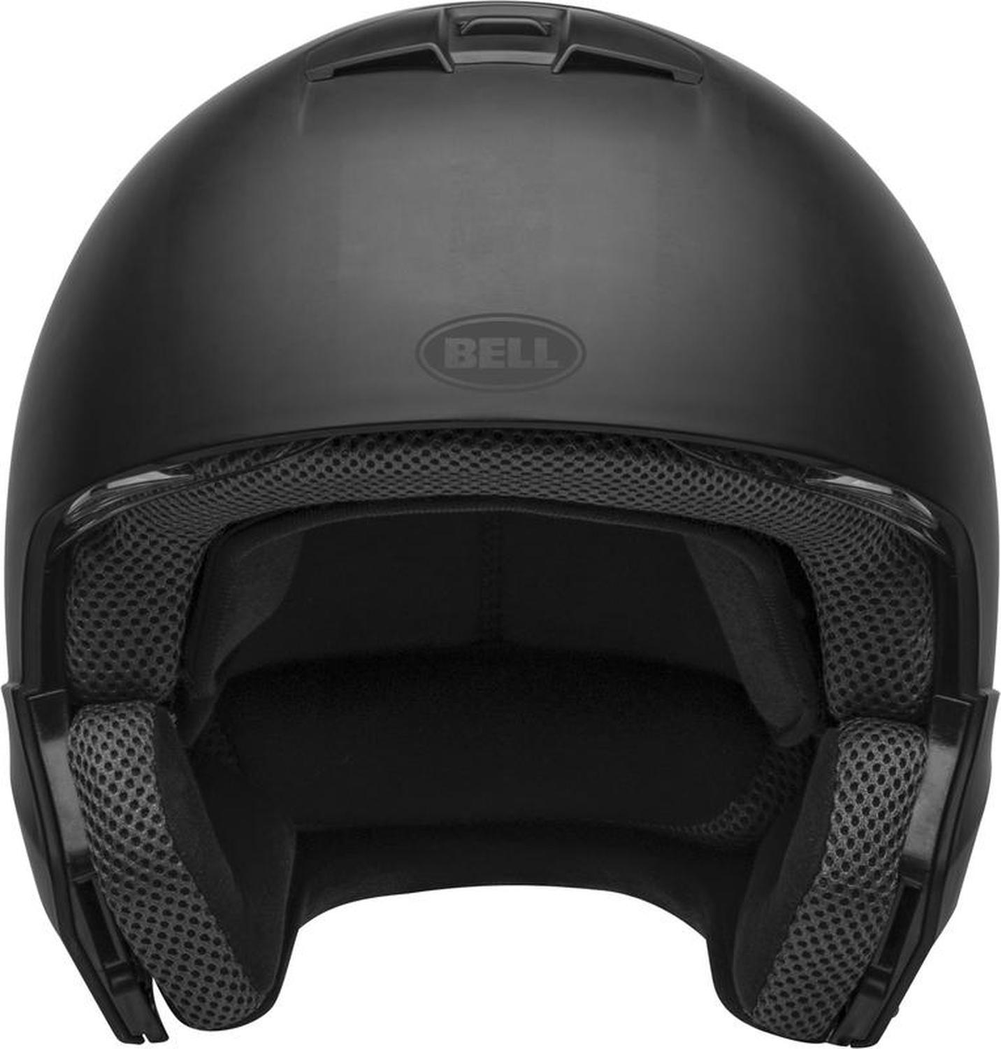 Casco Moto Calle Broozer Negro Mate Certificado QR Bell-2