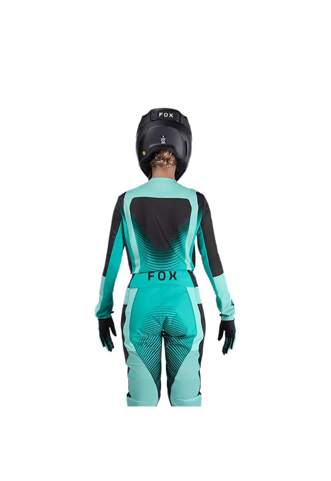 Polera Moto Mujer 180 Collect Azul Fox-3