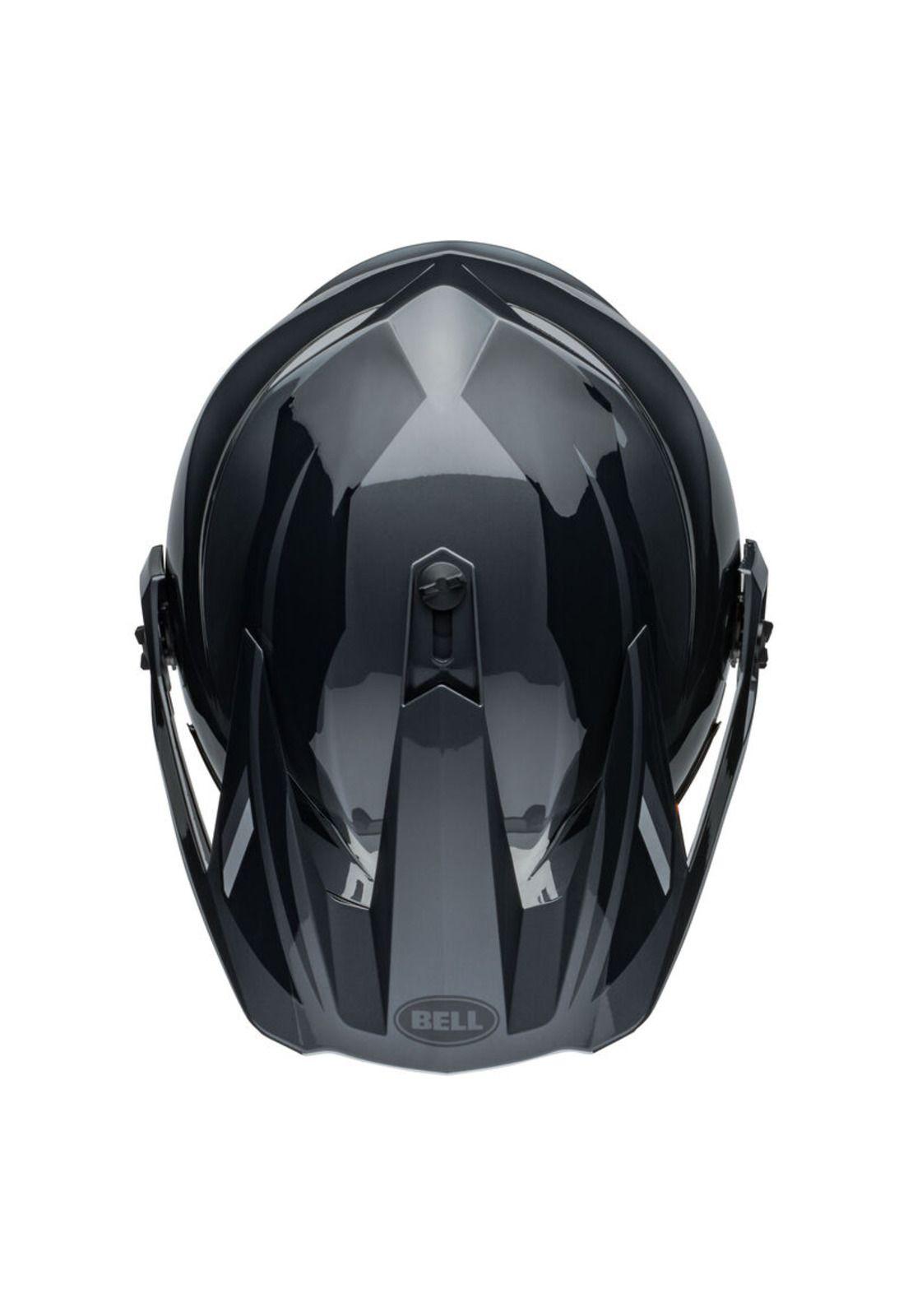Casco Moto Calle MX-9 Adventure Mips Alpine Certificado QR Gris Carbon Bell-5