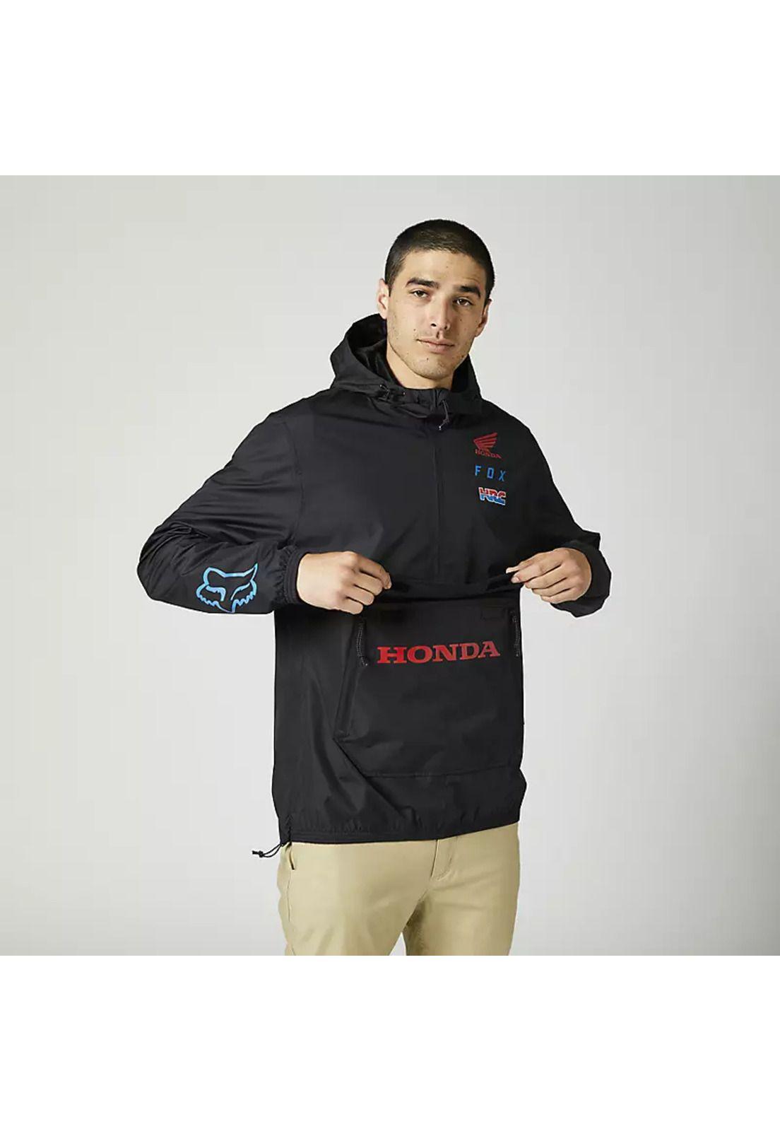 Chaqueta Lifestyle Honda Anorak Negro Fox-3