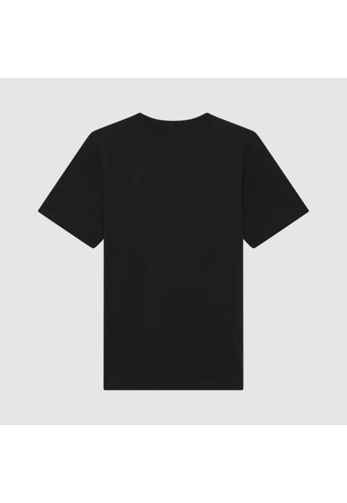 Polera Lifestyle Niño Image Skull Negro Fox-2